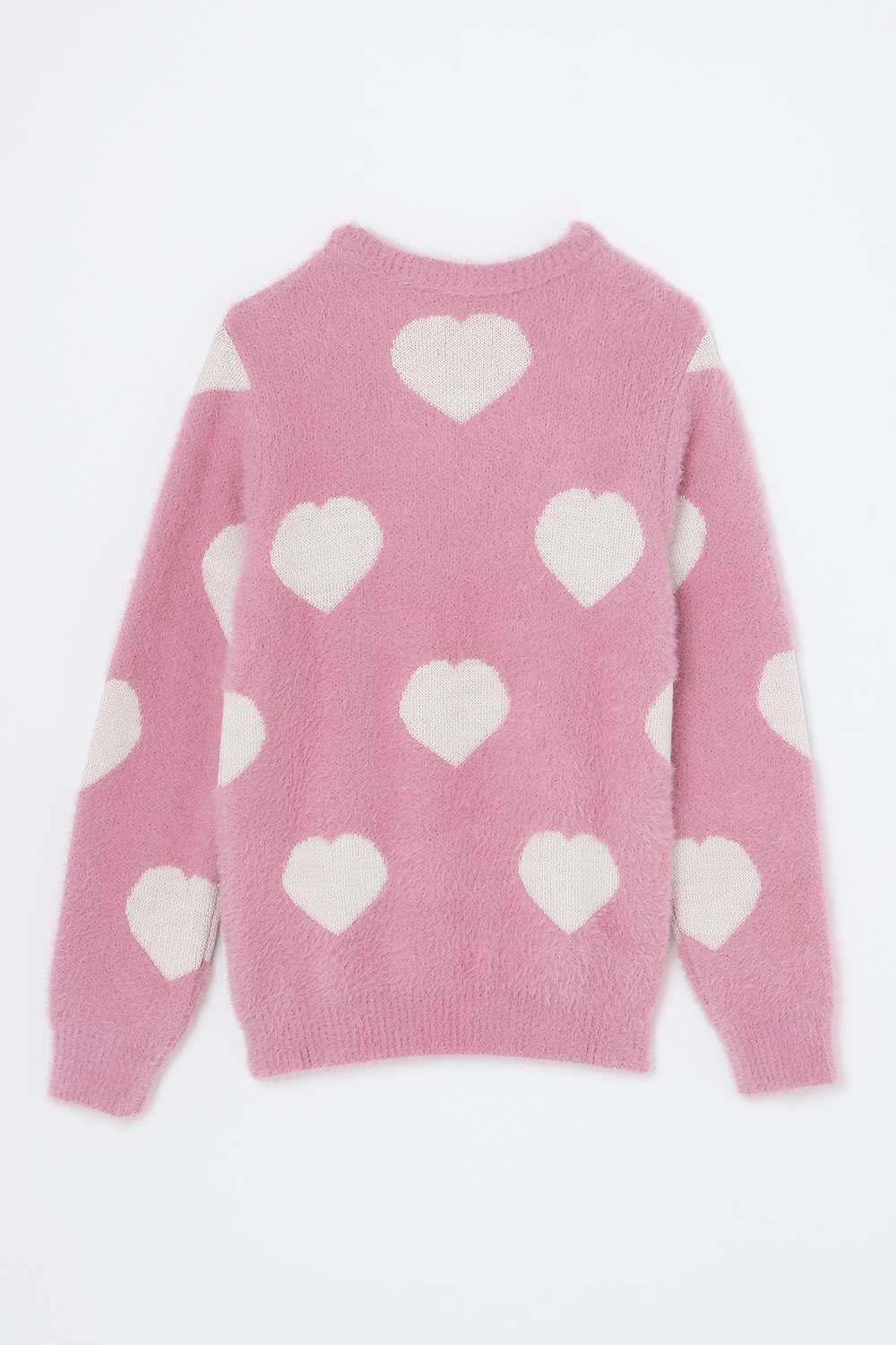 Printed-Blended-Fabric-Round-Neck-Girls-Winter-Wear-Sweater