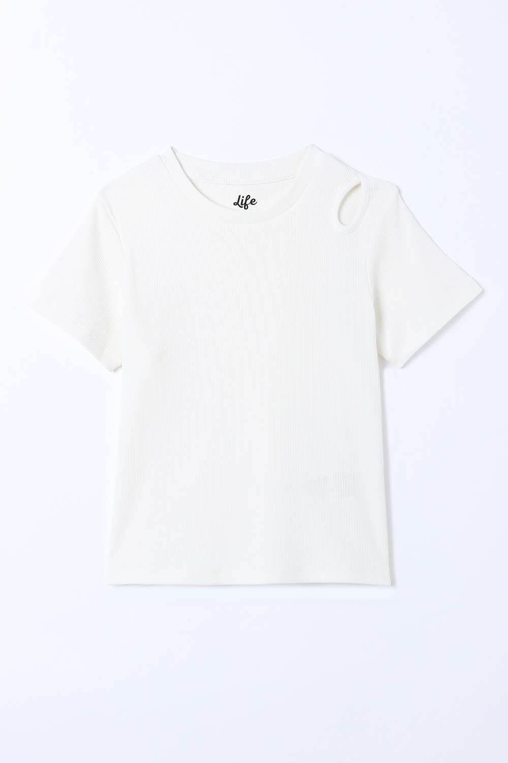 Blended-Fabric-Regular-Fit-Girls-T-Shirt