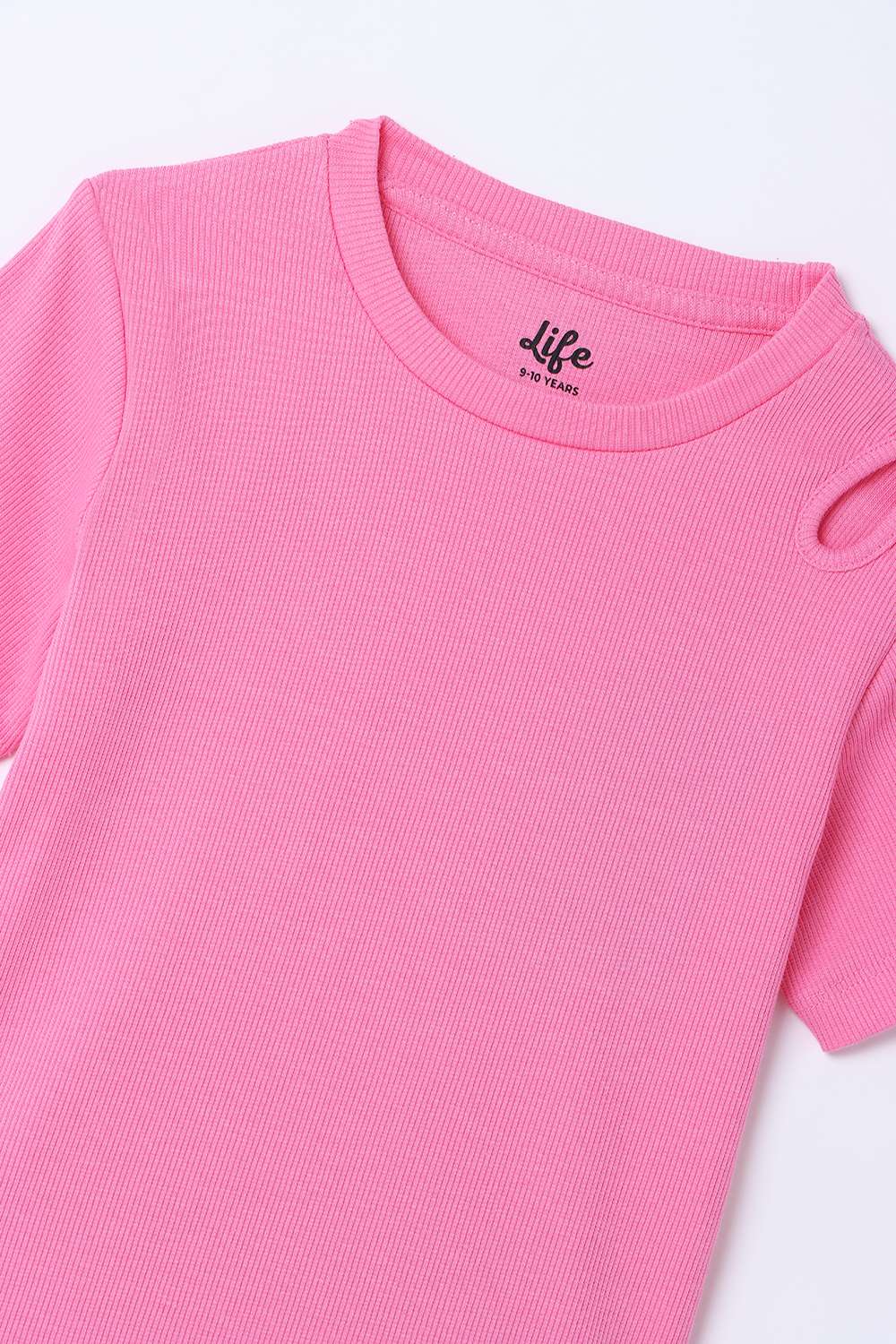 Blended-Fabric-Regular-Fit-Girls-T-Shirt