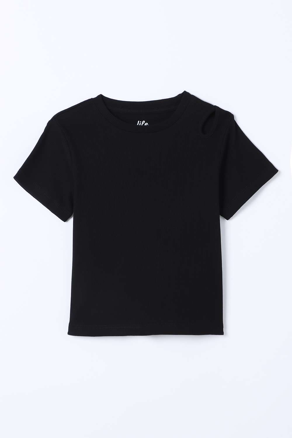 Blended-Fabric-Regular-Fit-Girls-T-Shirt