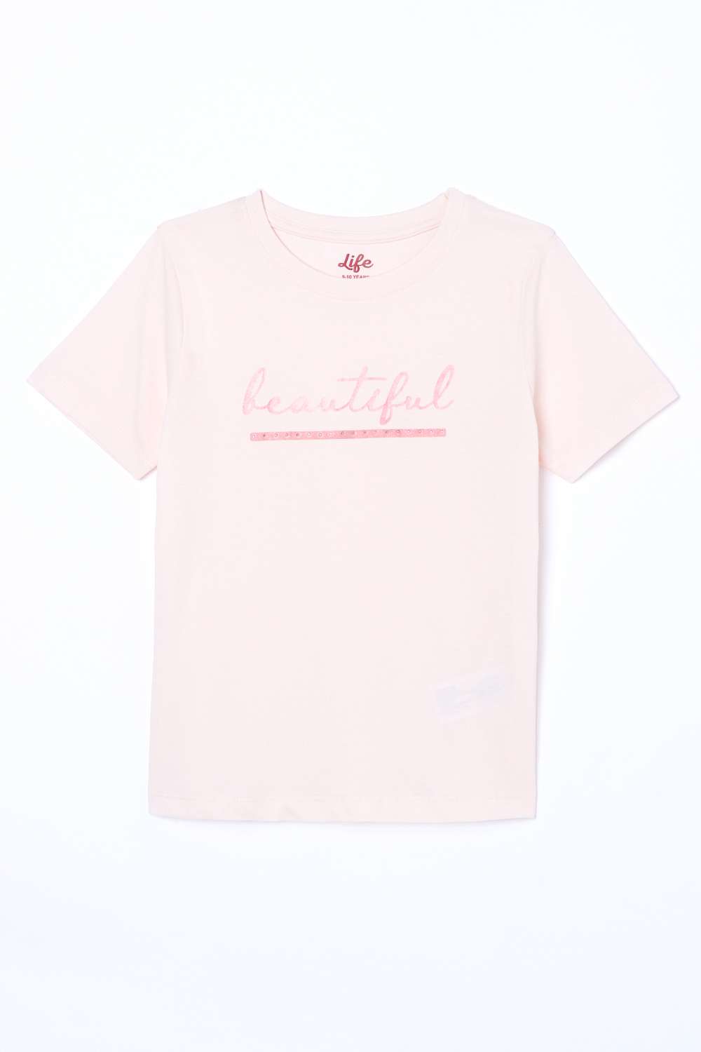 Typographic-Cotton-Round-Neck-Girls-Top