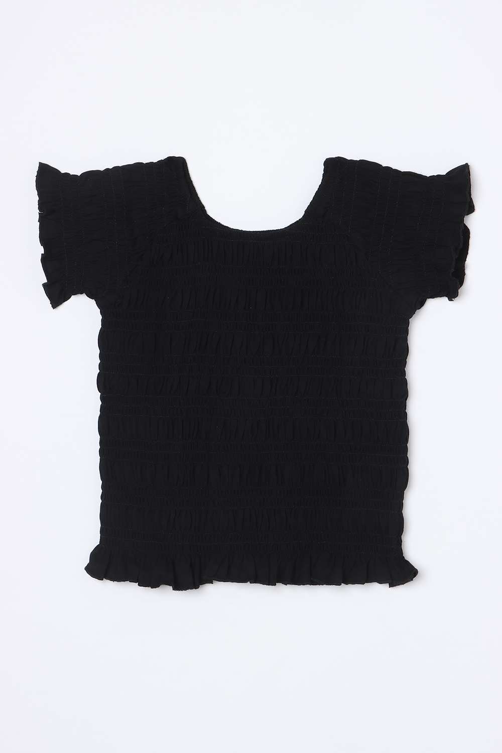 Blended-Fabric-Regular-Fit-Girls-T-Shirt