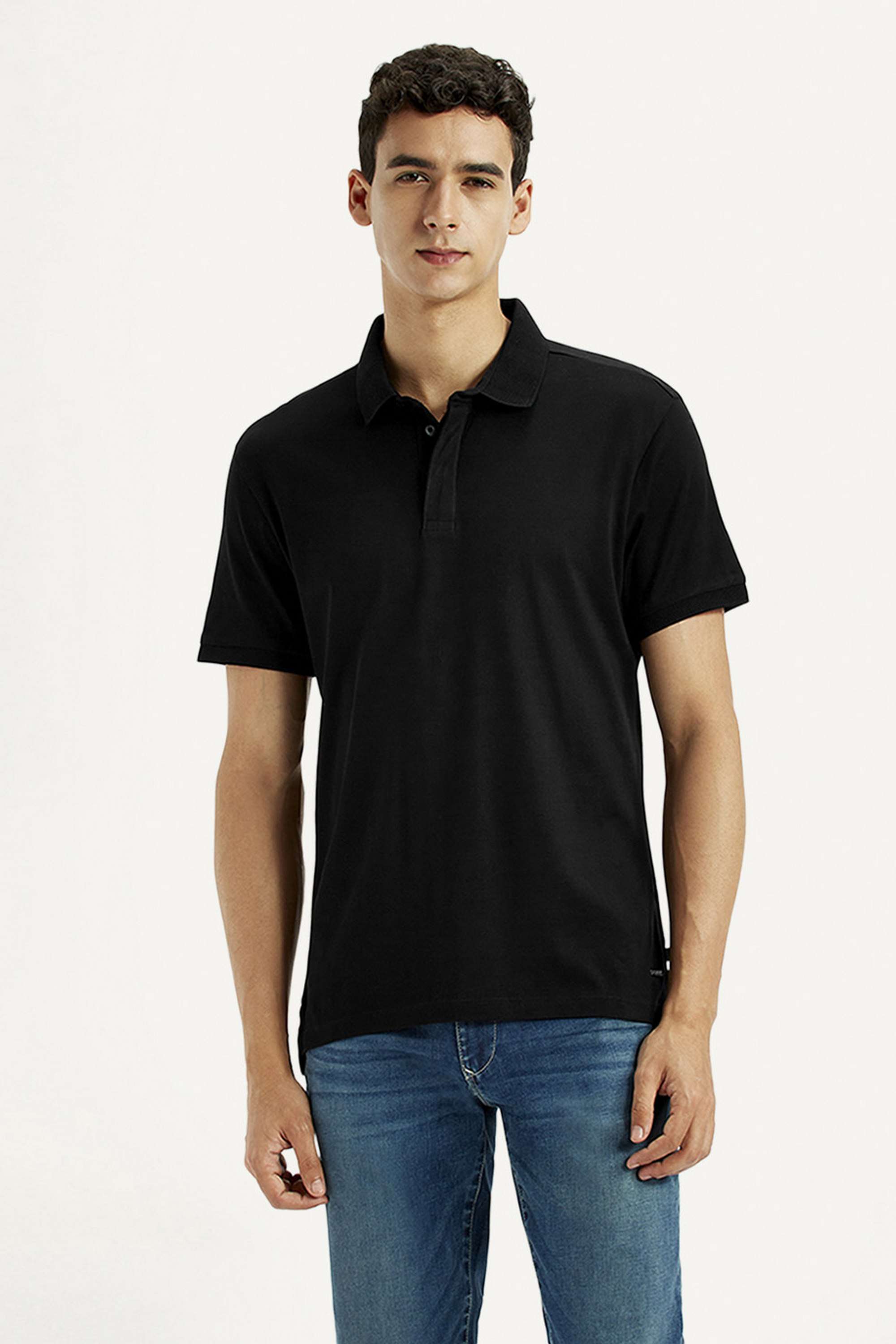 Solid-Cotton-Polo-Men-s-T-Shirt