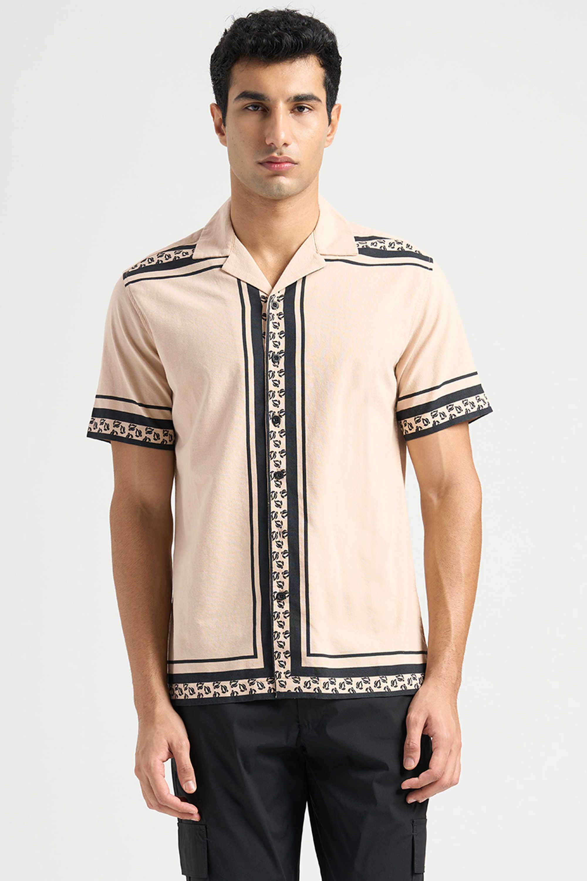 Solid-Cotton-Men-s-Casual-Wear-Shirt