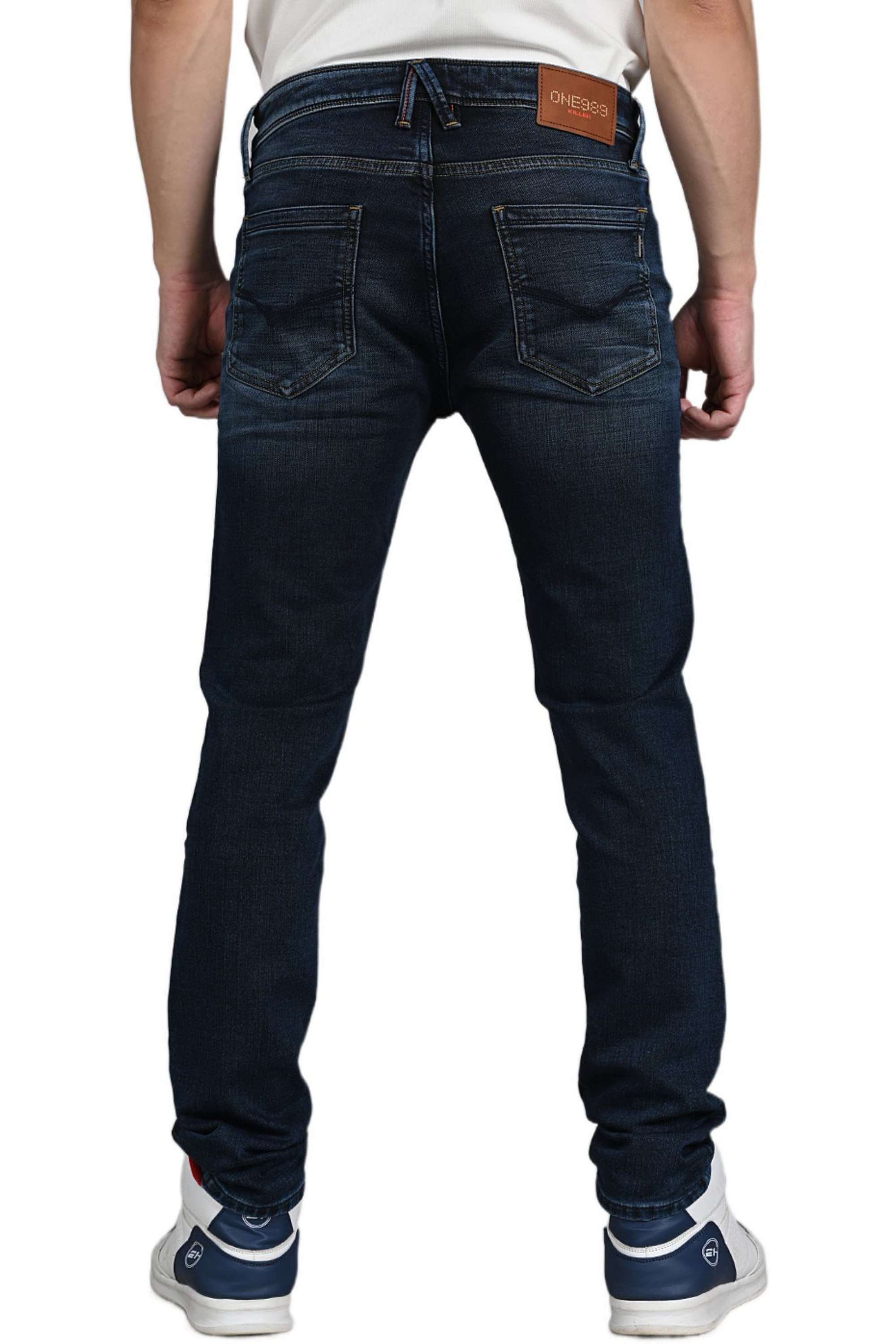 Blended-Fabric-Slim-Fit-Men-Jeans
