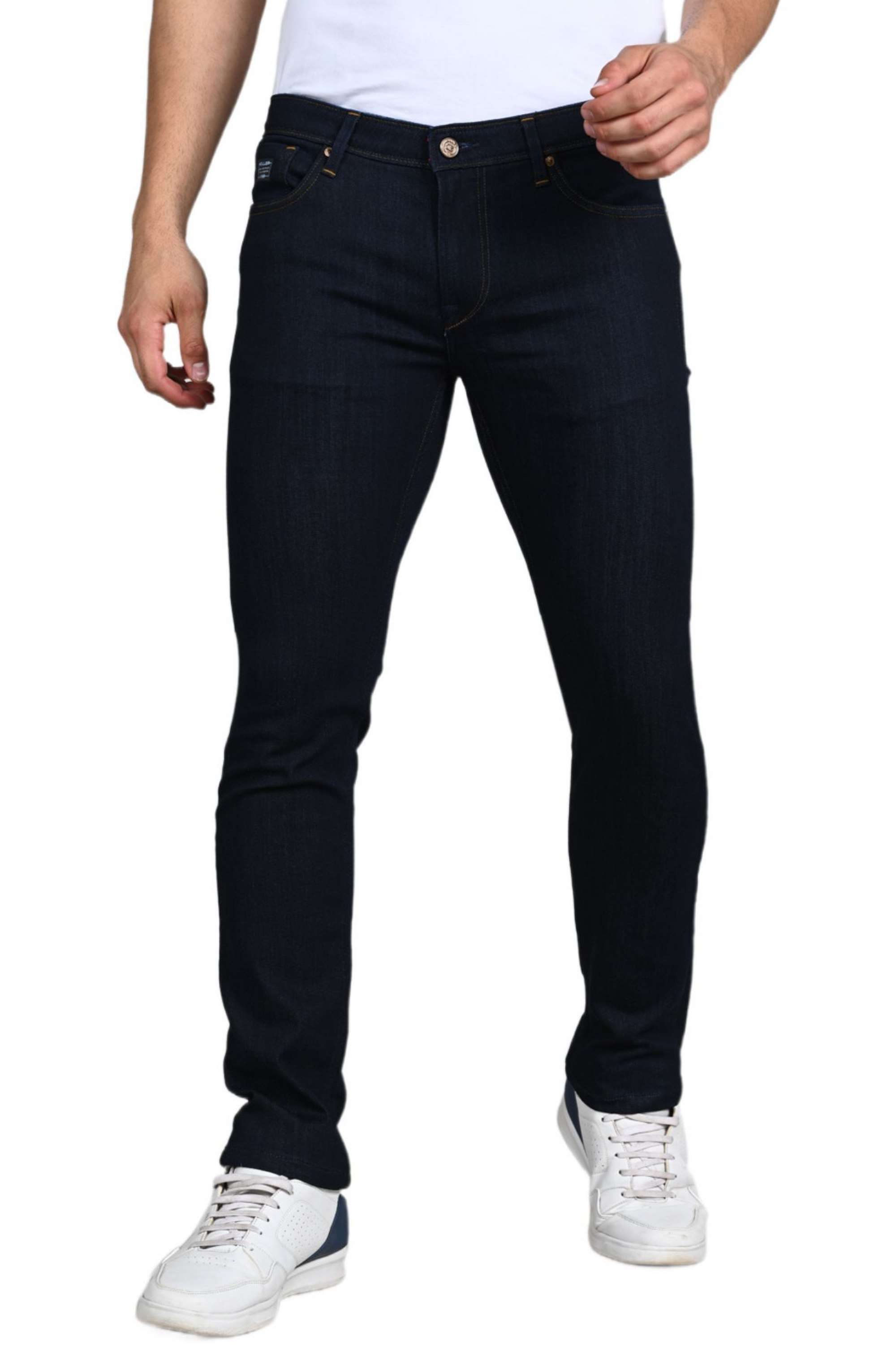 Blended-Fabric-Slim-Fit-Men-Jeans