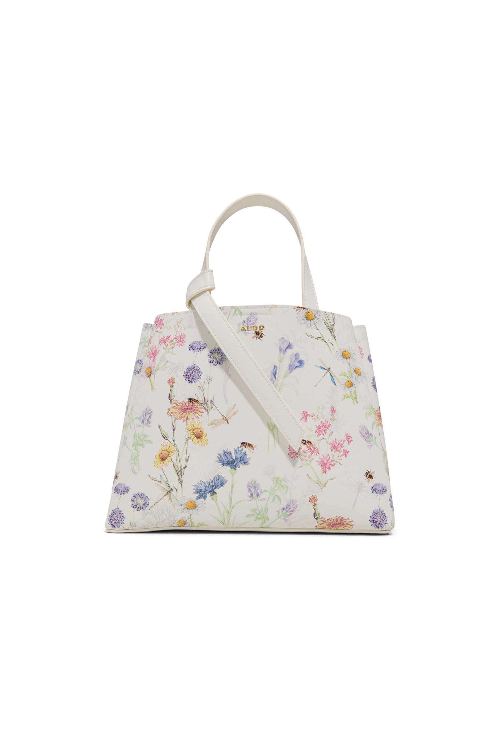 Zipper-Synthetic-Printed-Women-Satchel