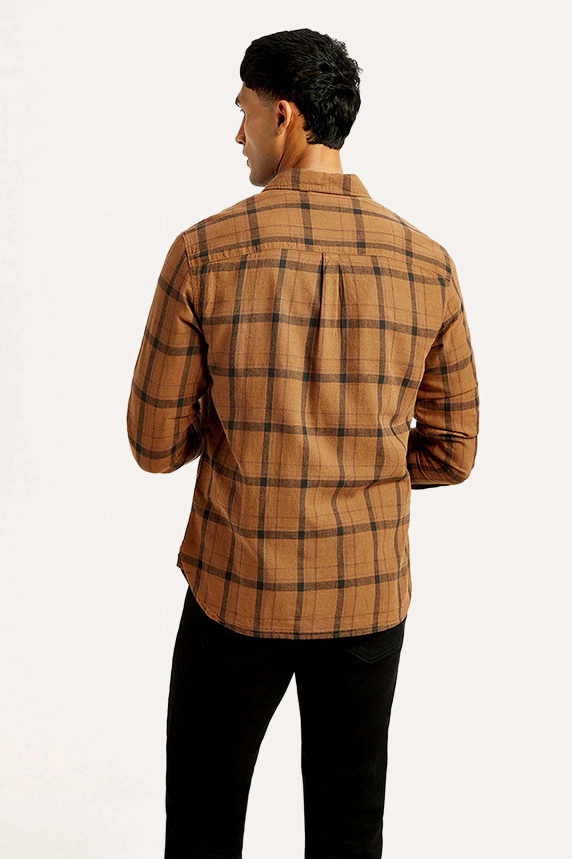 Checks-Cotton-Slim-Fit-Men-s-Casual-Shirts