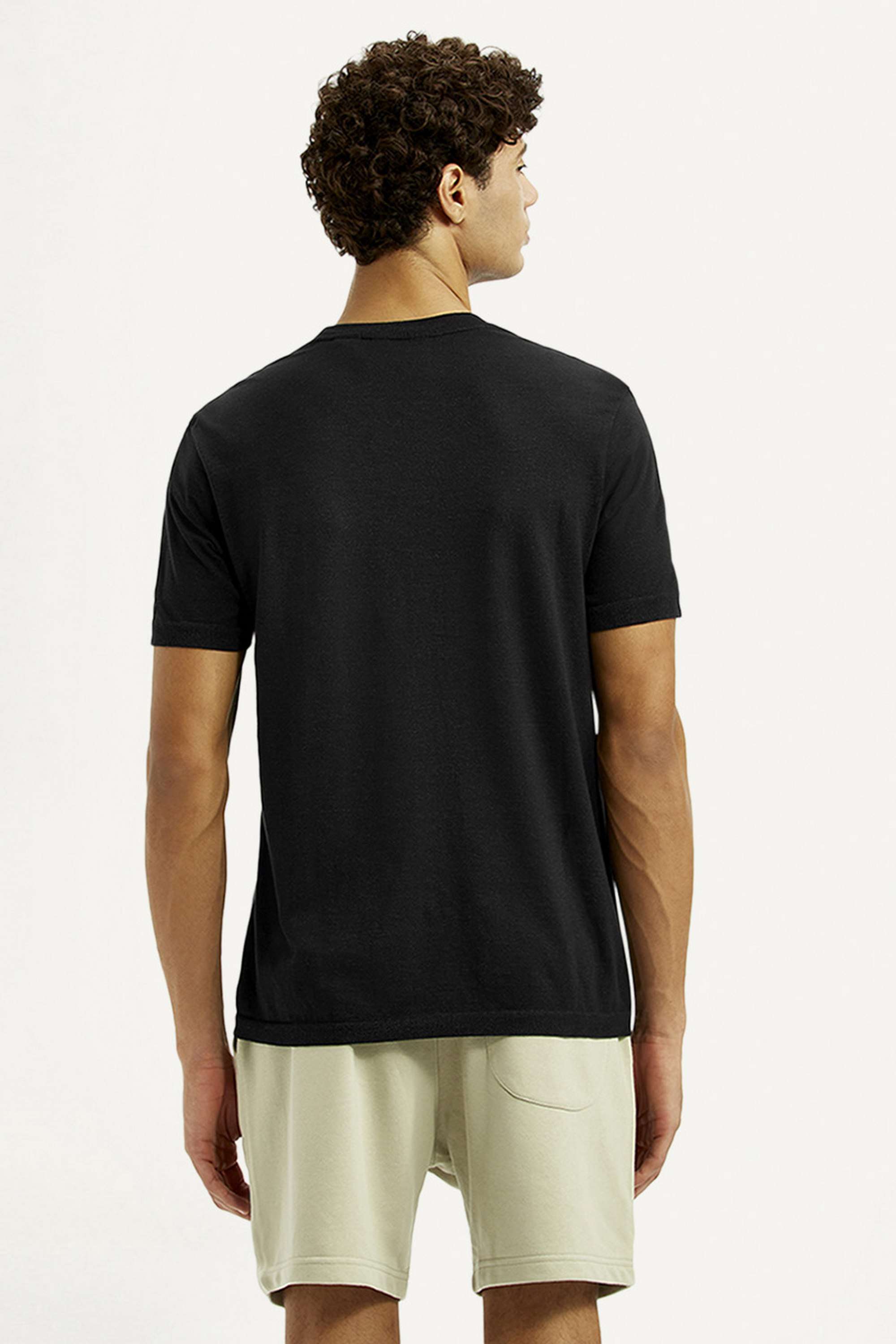 Printed-Cotton-Blend-Round-Neck-Men-s-T-Shirt