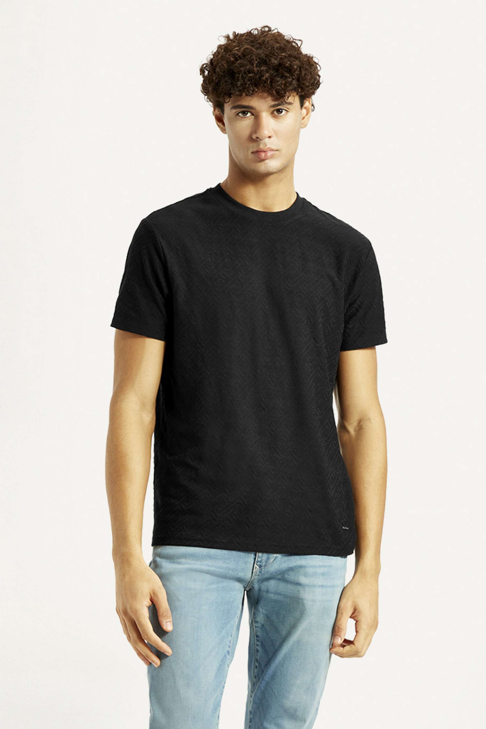 Printed-Cotton-Blend-Round-Neck-Men-s-T-Shirt