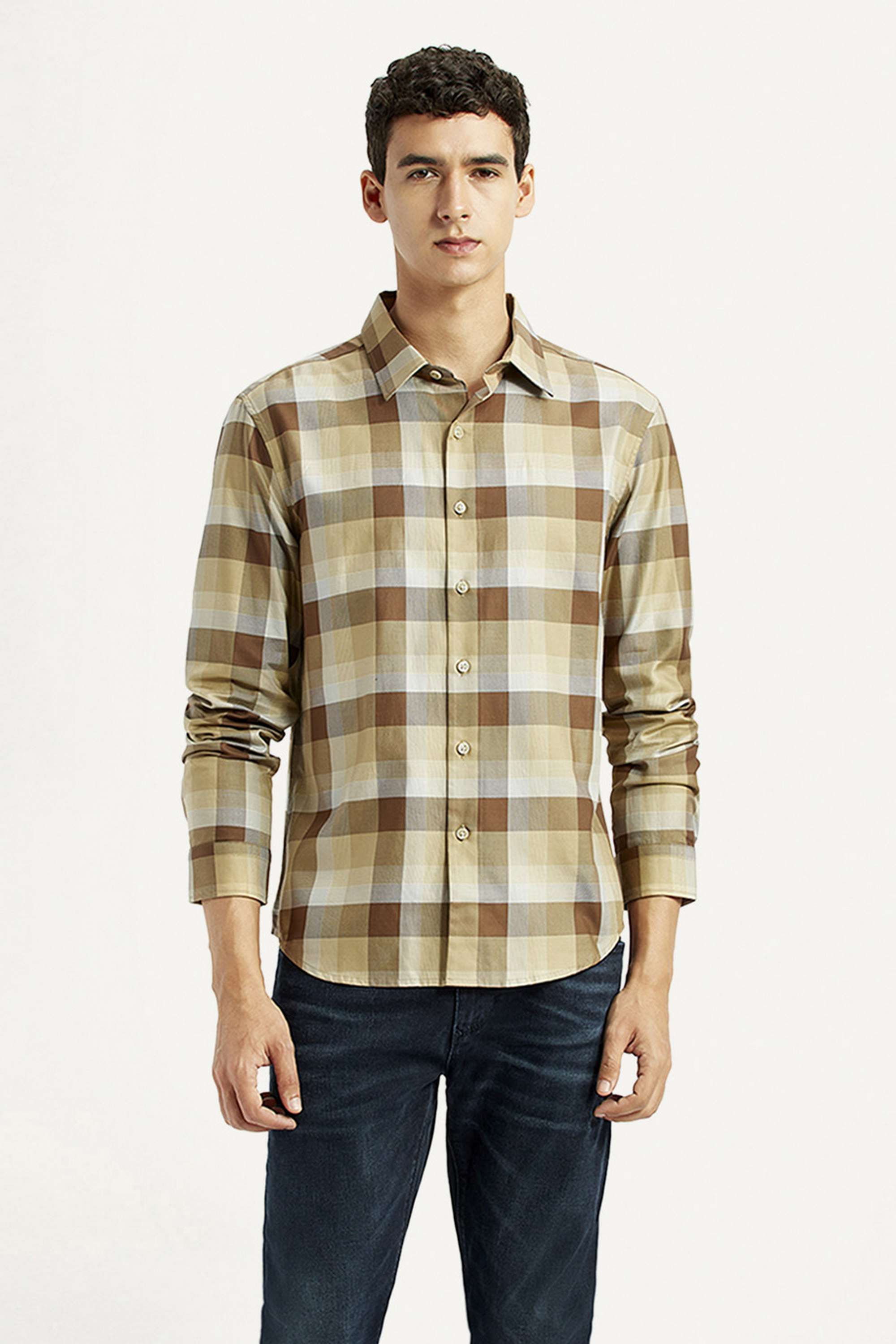 Checks-Cotton-Slim-Fit-Men-s-Shirt