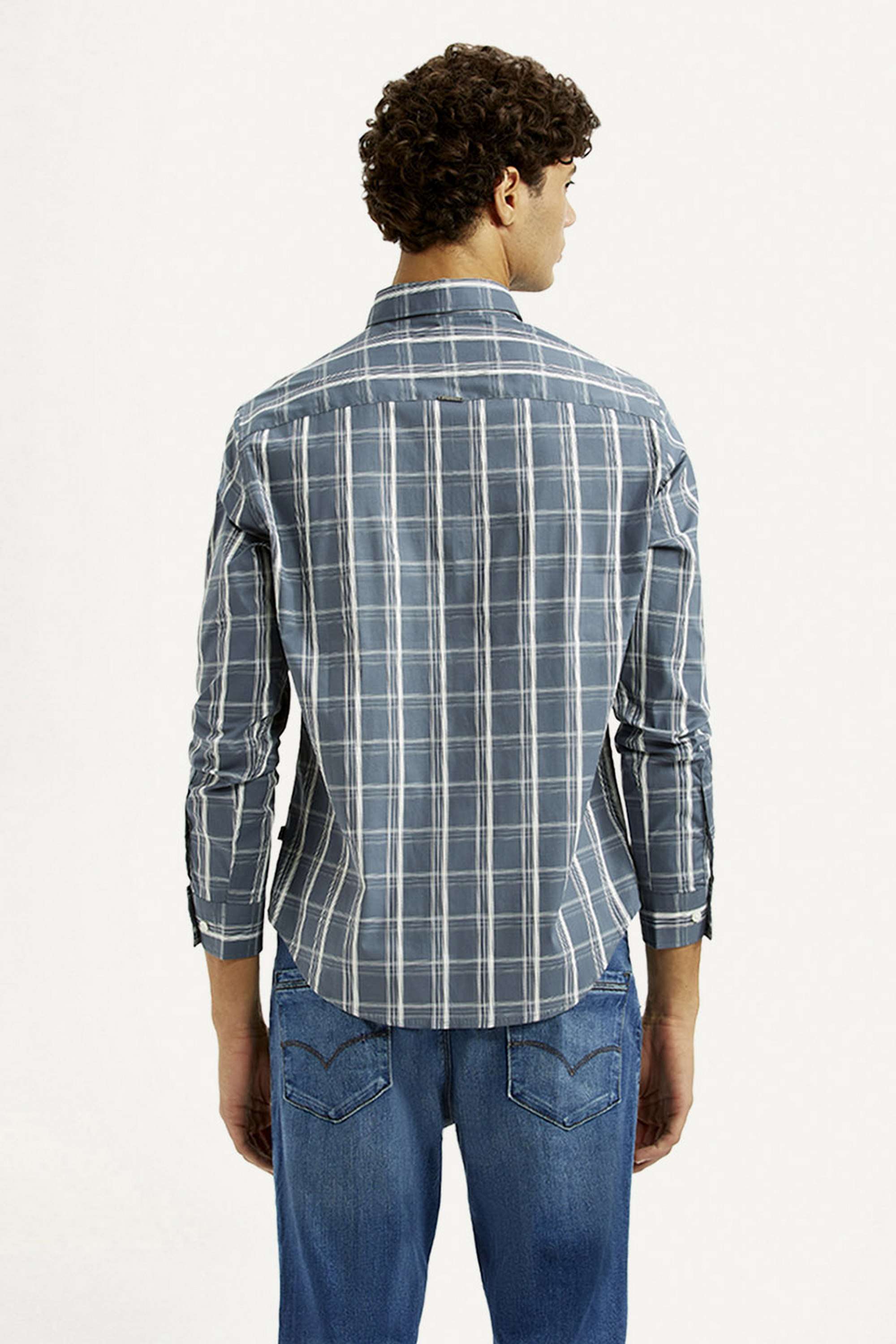 Checks-Cotton-Slim-Fit-Men-s-Shirt