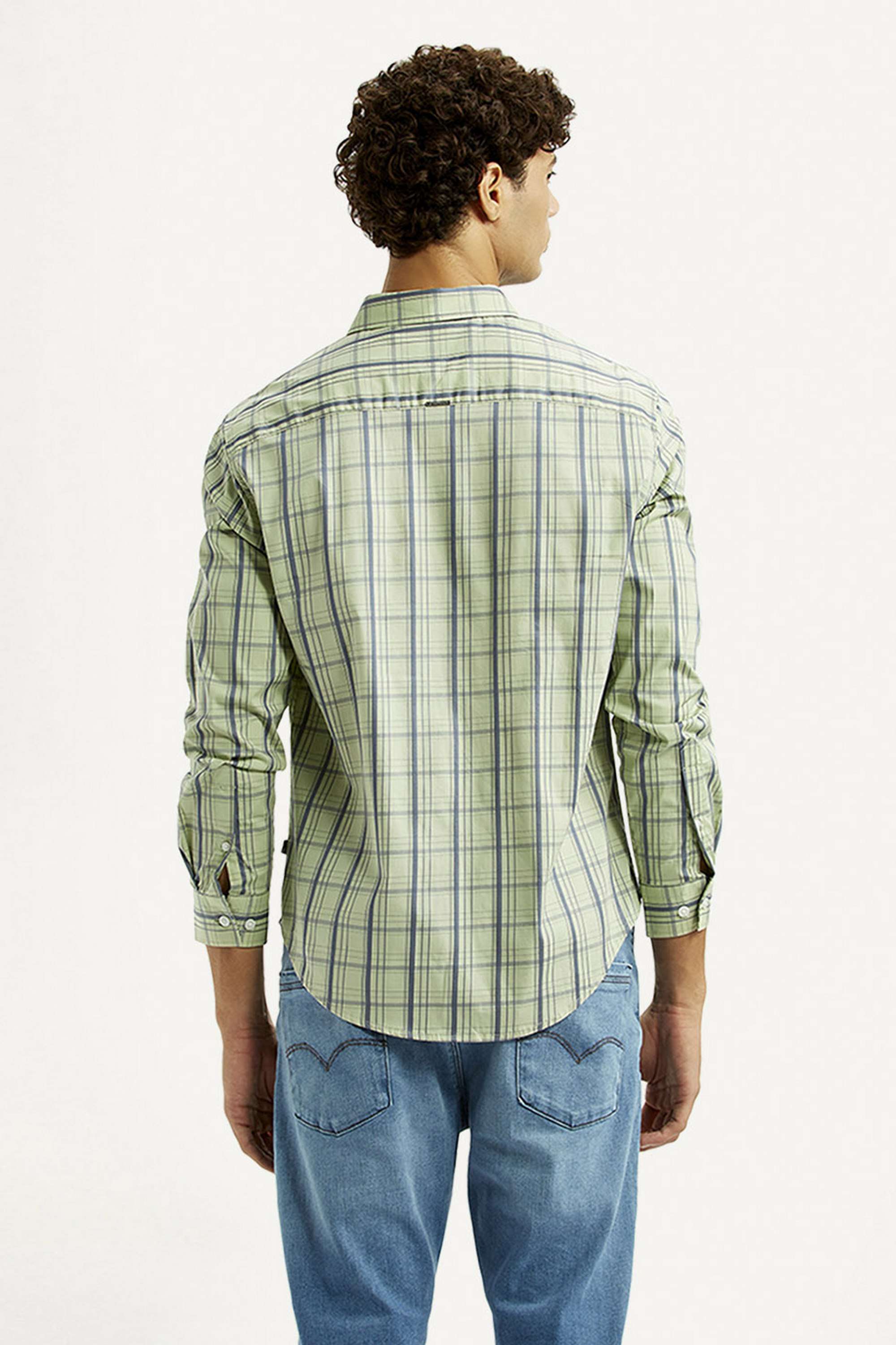 Checks-Cotton-Slim-Fit-Men-s-Shirt