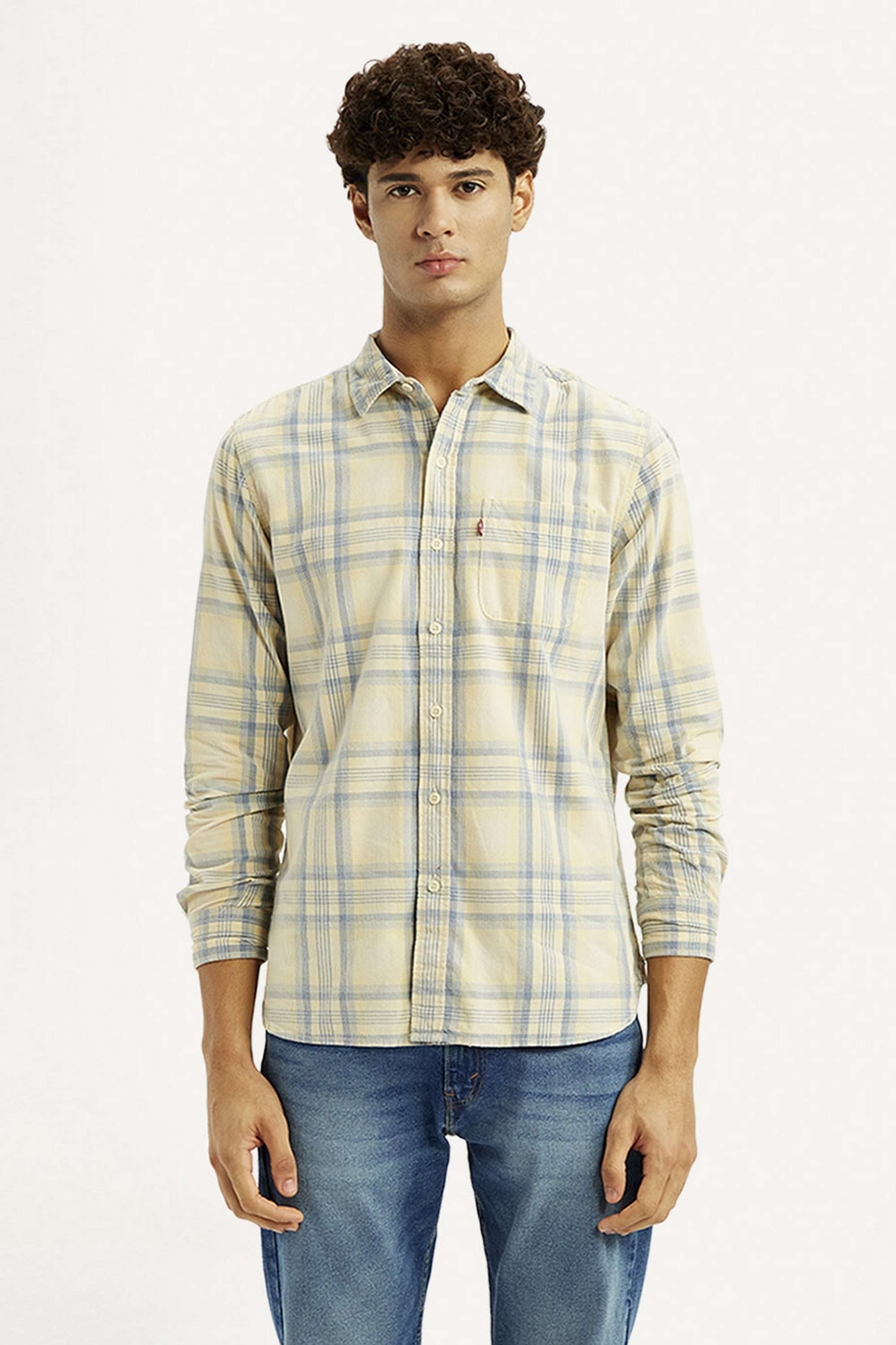Checks-Cotton-Slim-Fit-Men-s-Shirt