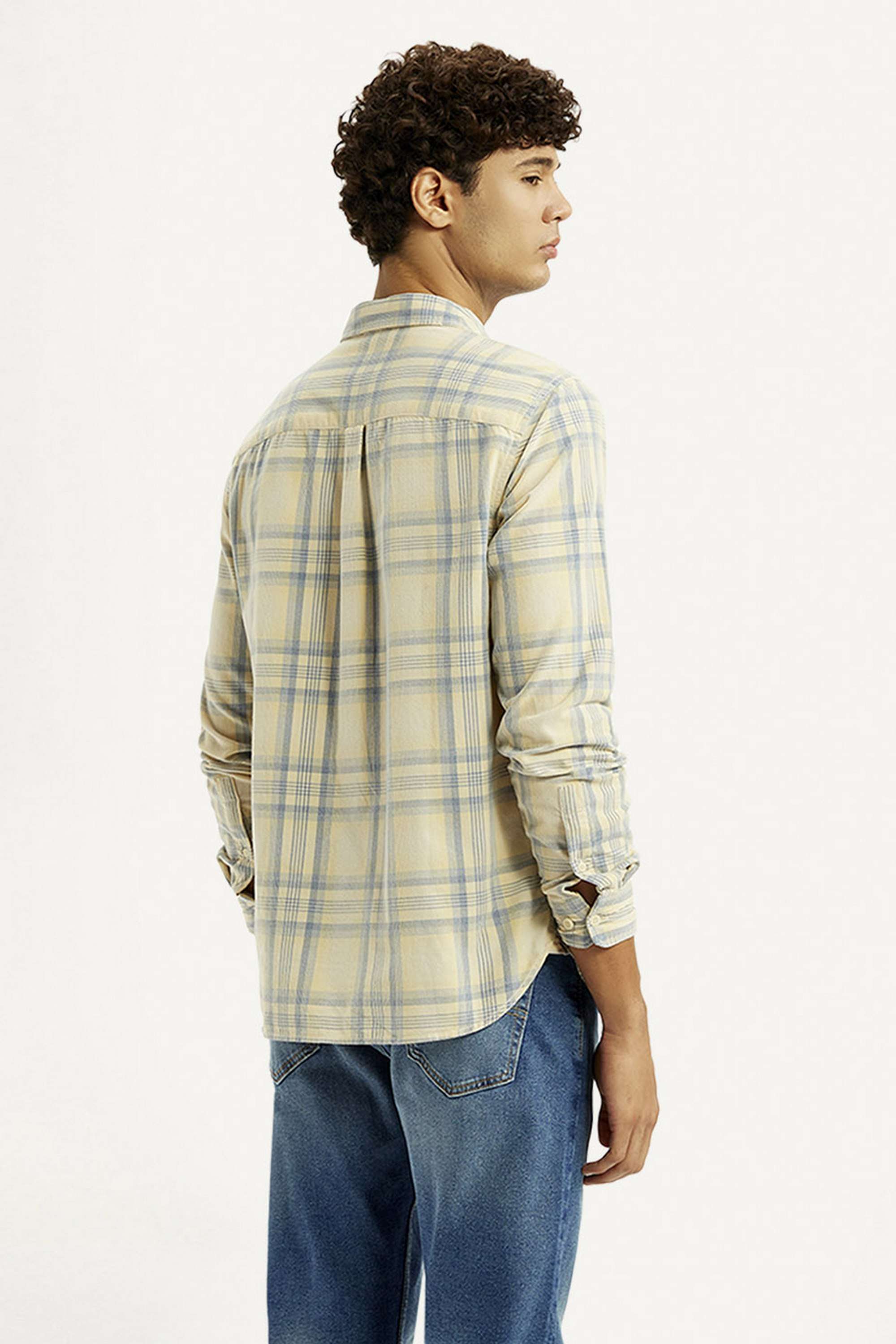 Checks-Cotton-Slim-Fit-Men-s-Shirt