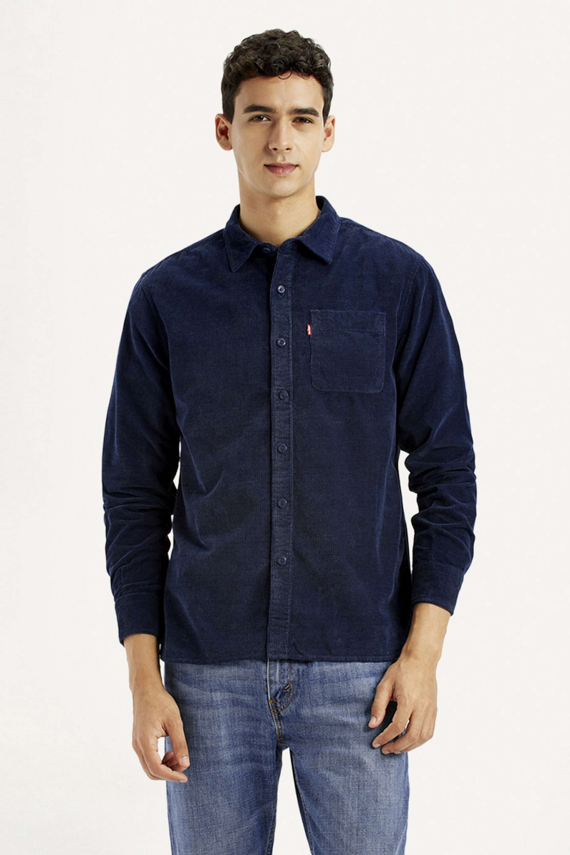 Solid-Cotton-Slim-Fit-Men-s-Shirt