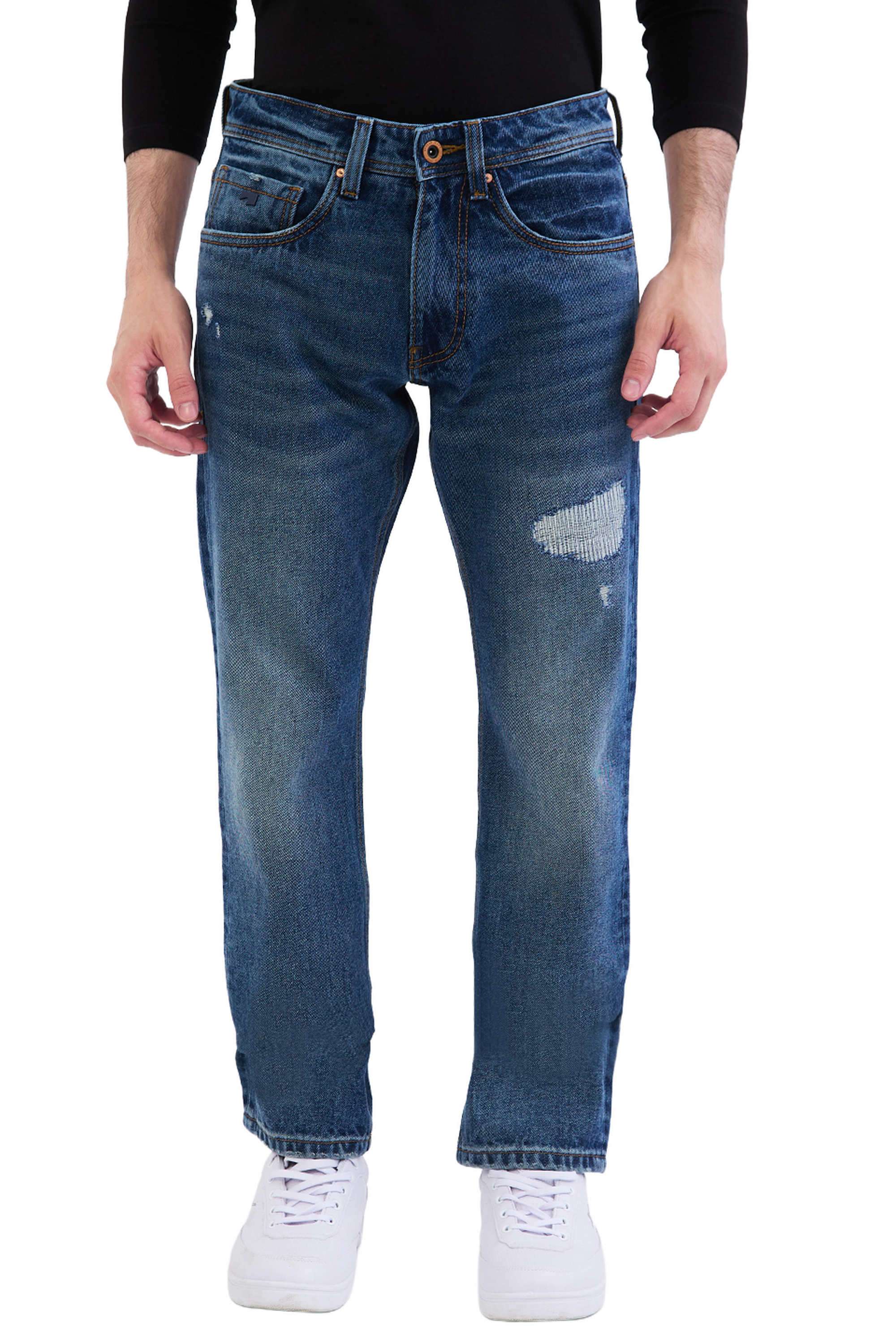 Light-Wash-Cotton-Regular-Fit-Men-s-Jeans