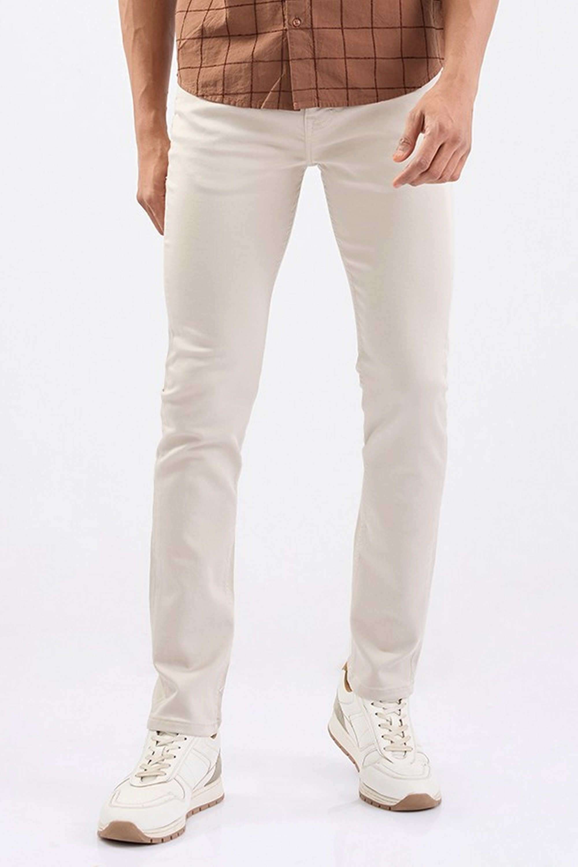 Light-Wash-Cotton-Skinny-Fit-Men-Jeans