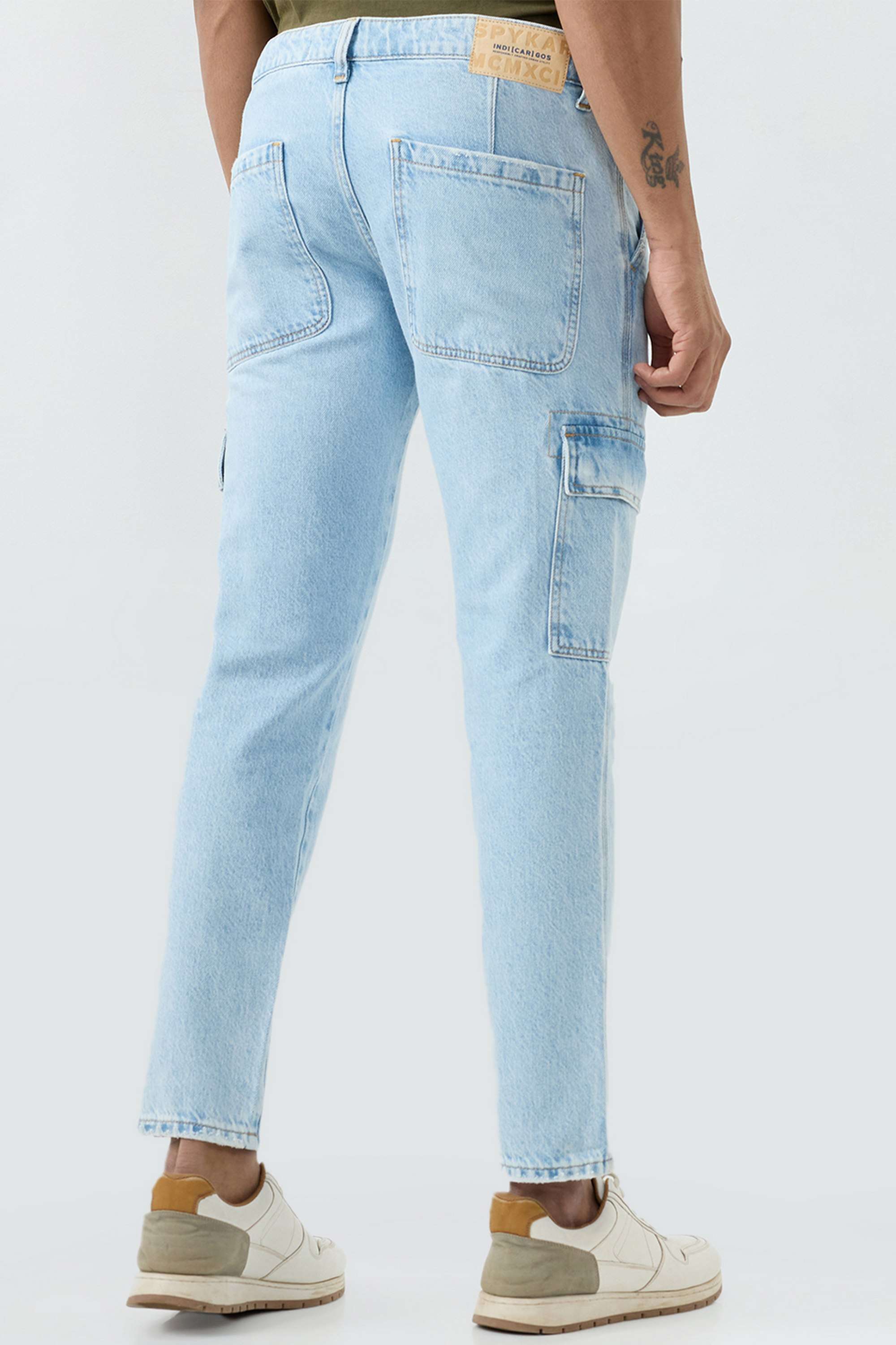 Solid-Cotton-Stretch-Regular-Fit-Men-s-Jeans