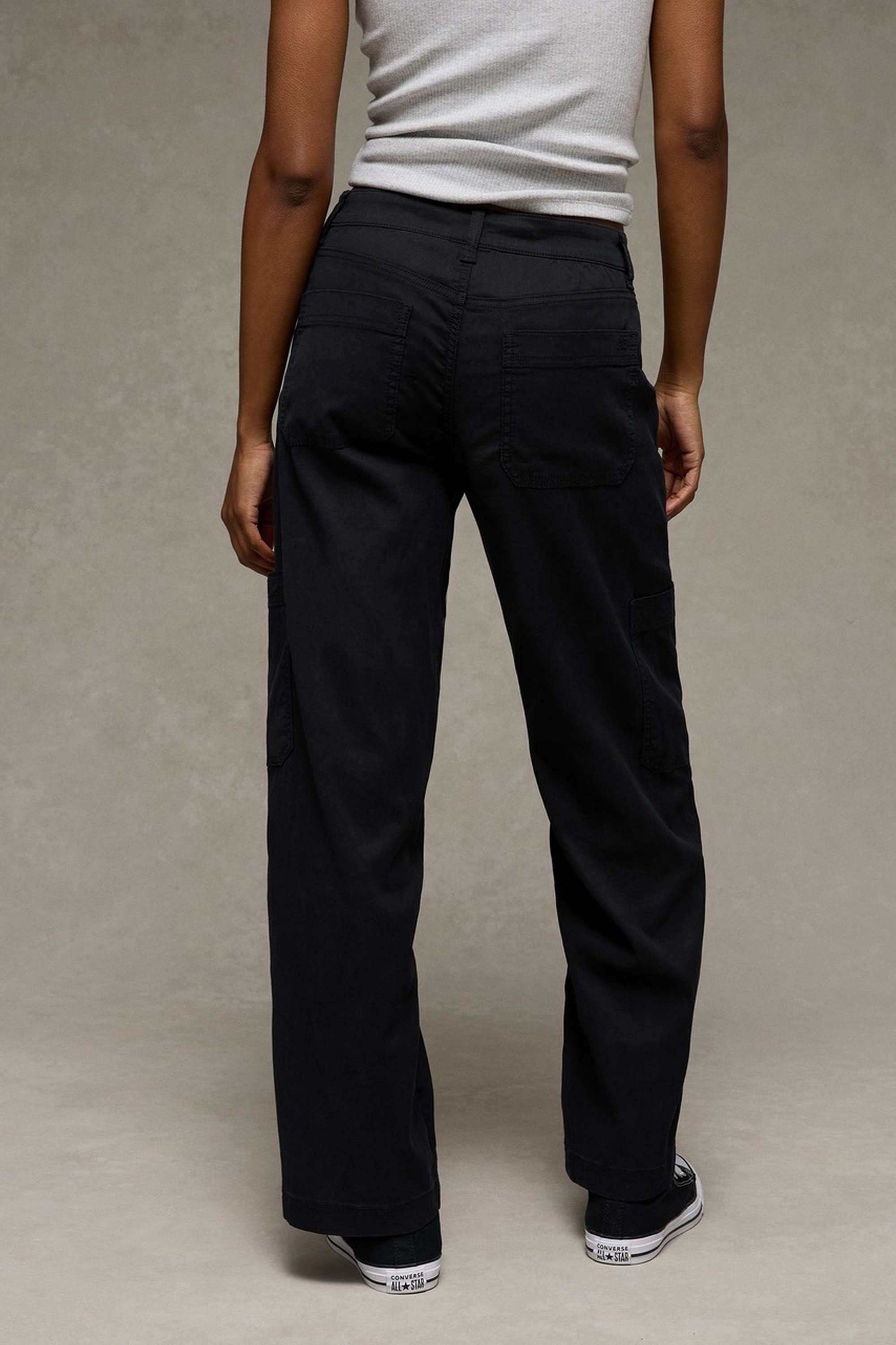 Solid-Regular-Fit-Blended-Fabric-Women-s-Casual-Wear-Pants