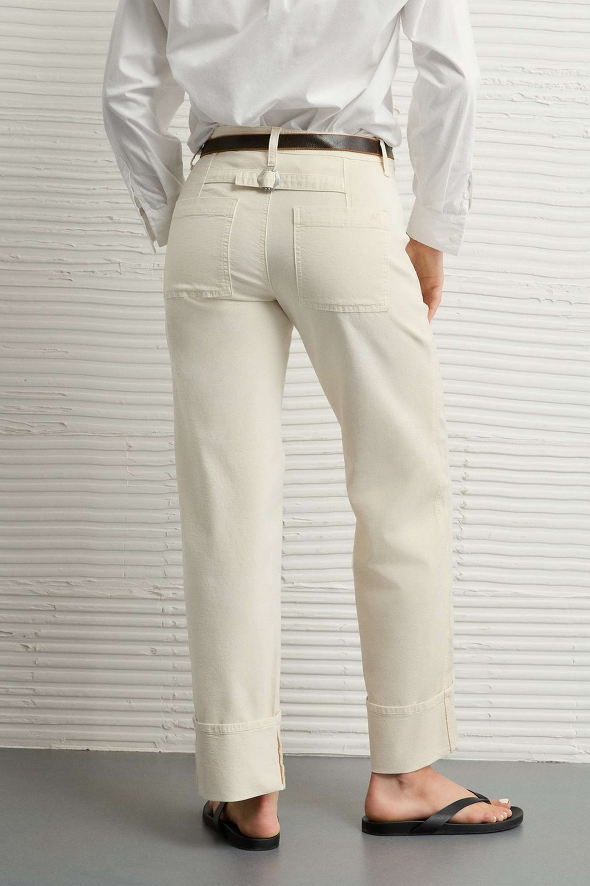 Solid-Regular-Fit-Blended-Fabric-Women-s-Casual-Wear-Pants