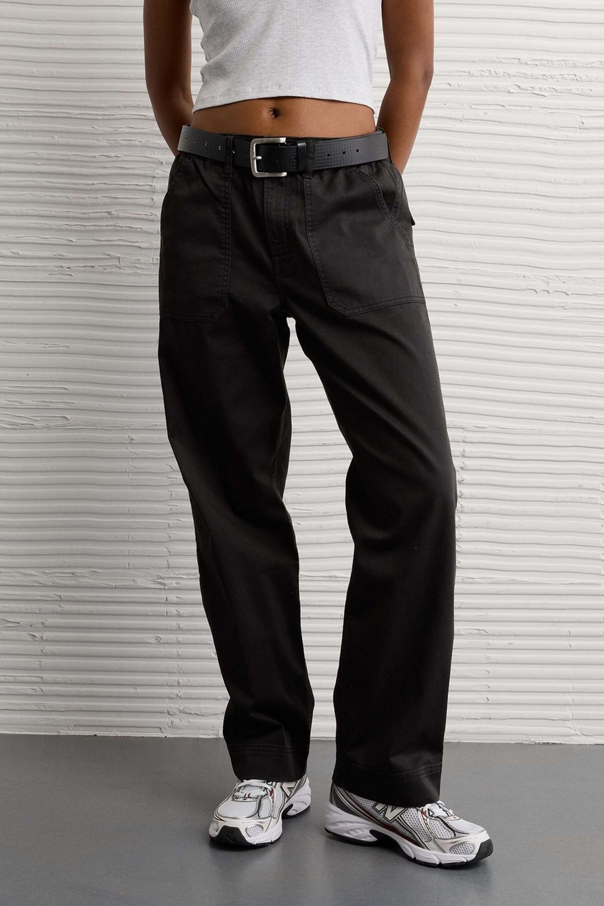 Solid-Regular-Fit-Blended-Fabric-Women-s-Casual-Wear-Pants