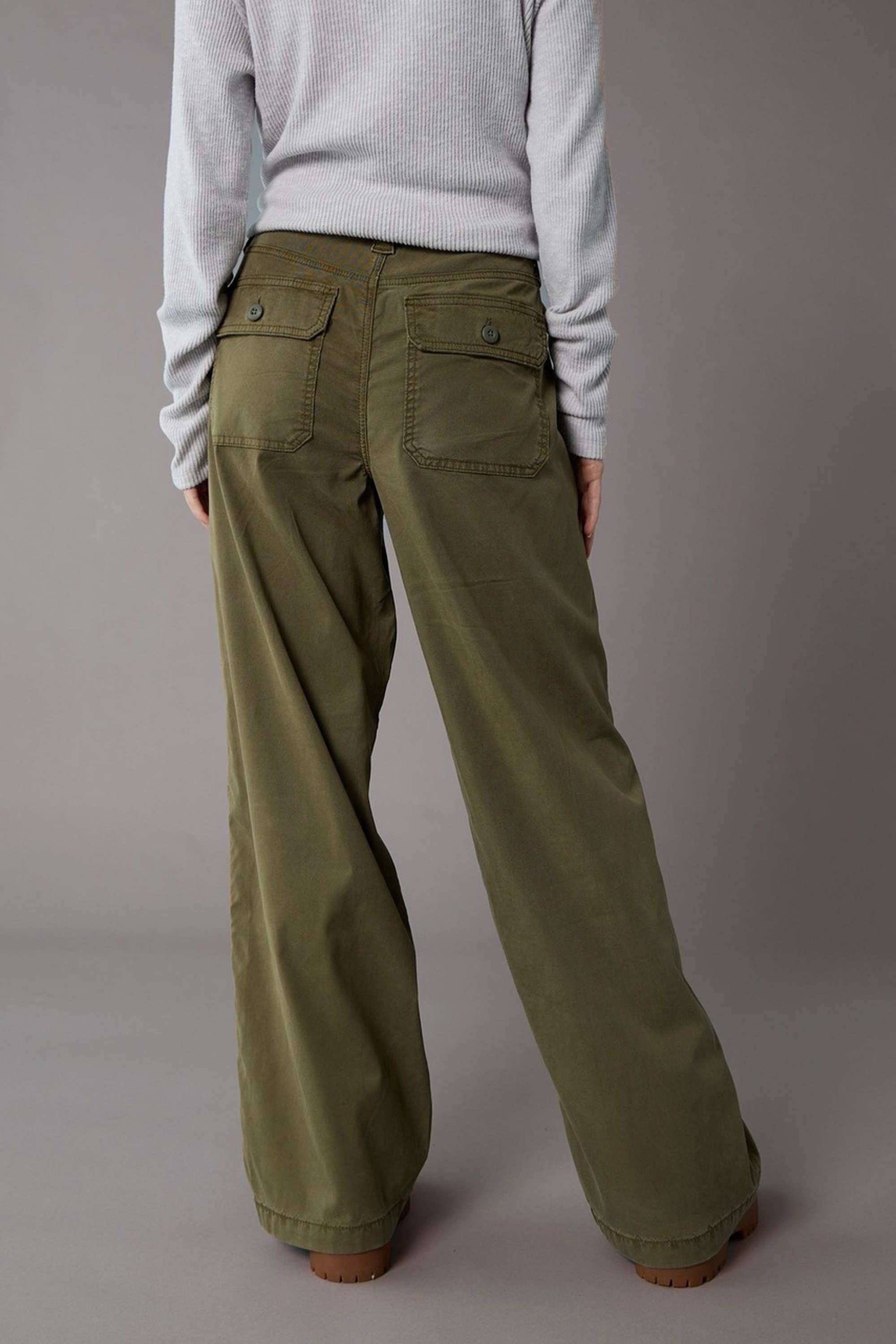 Solid-Regular-Fit-Blended-Fabric-Women-s-Casual-Wear-Pants