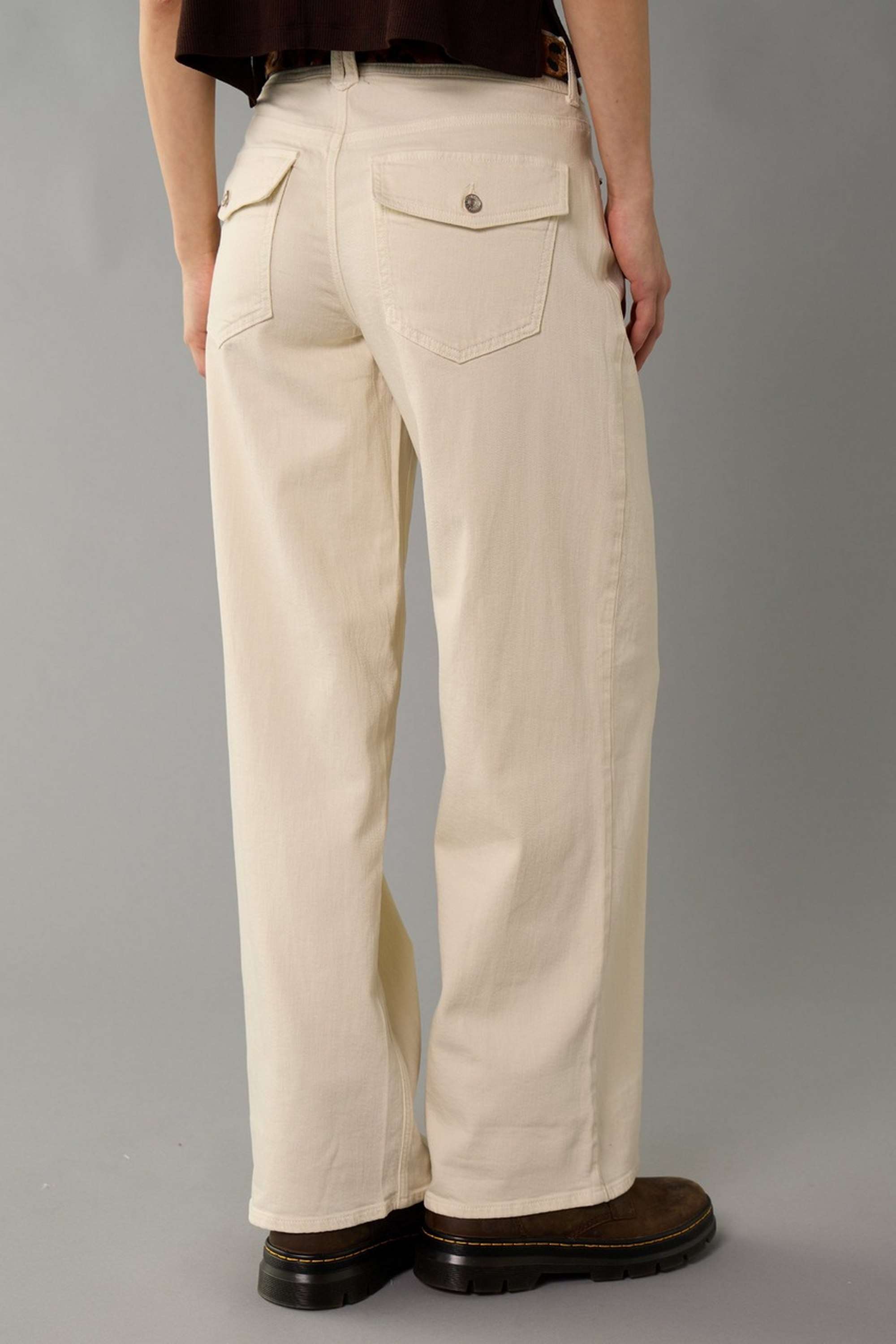 Solid-Regular-Fit-Blended-Fabric-Women-s-Casual-Wear-Pants
