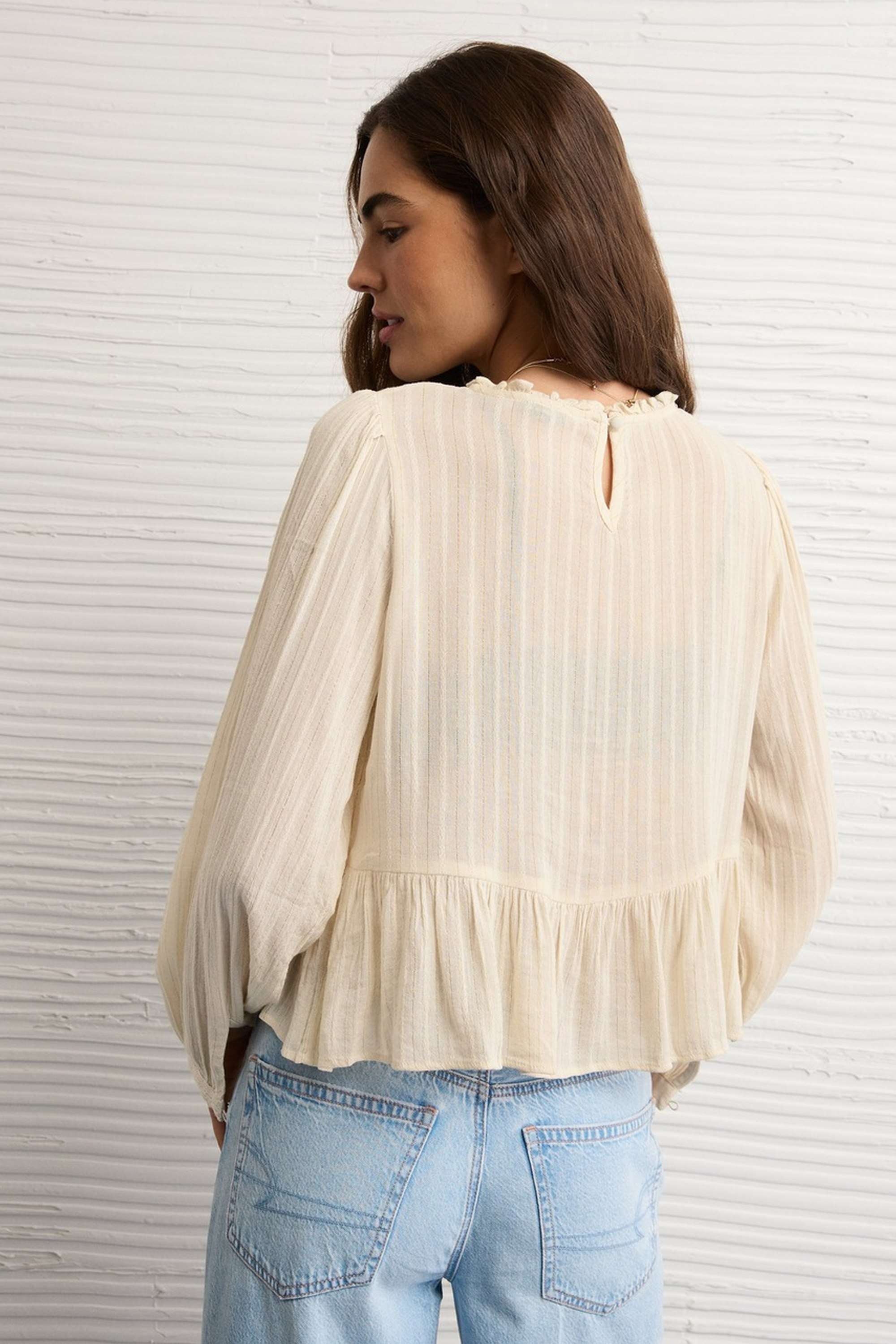 Solid-Blended-Fabric-Women-s-Shirt