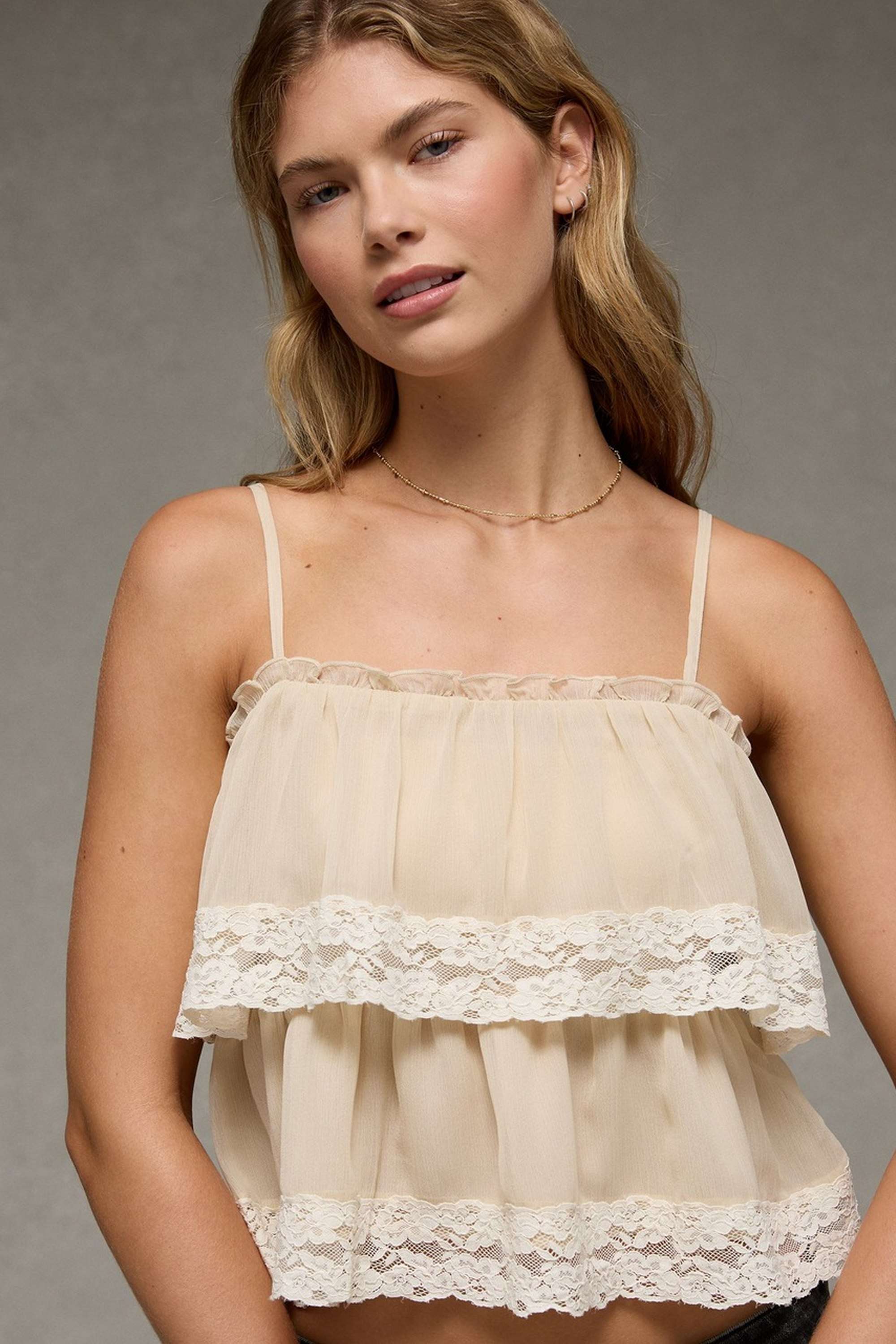 Solid-Blended-Fabric-Women-s-Top