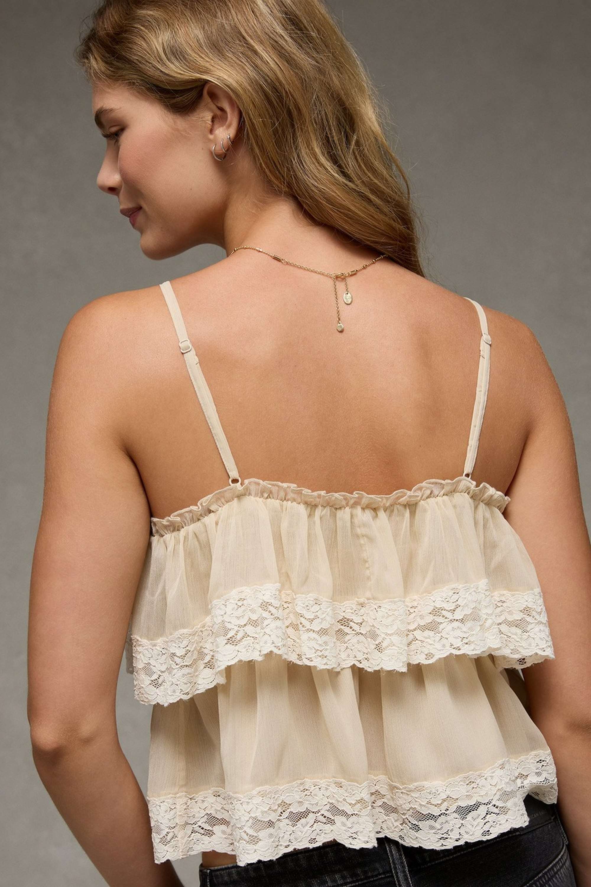 Solid-Blended-Fabric-Women-s-Top