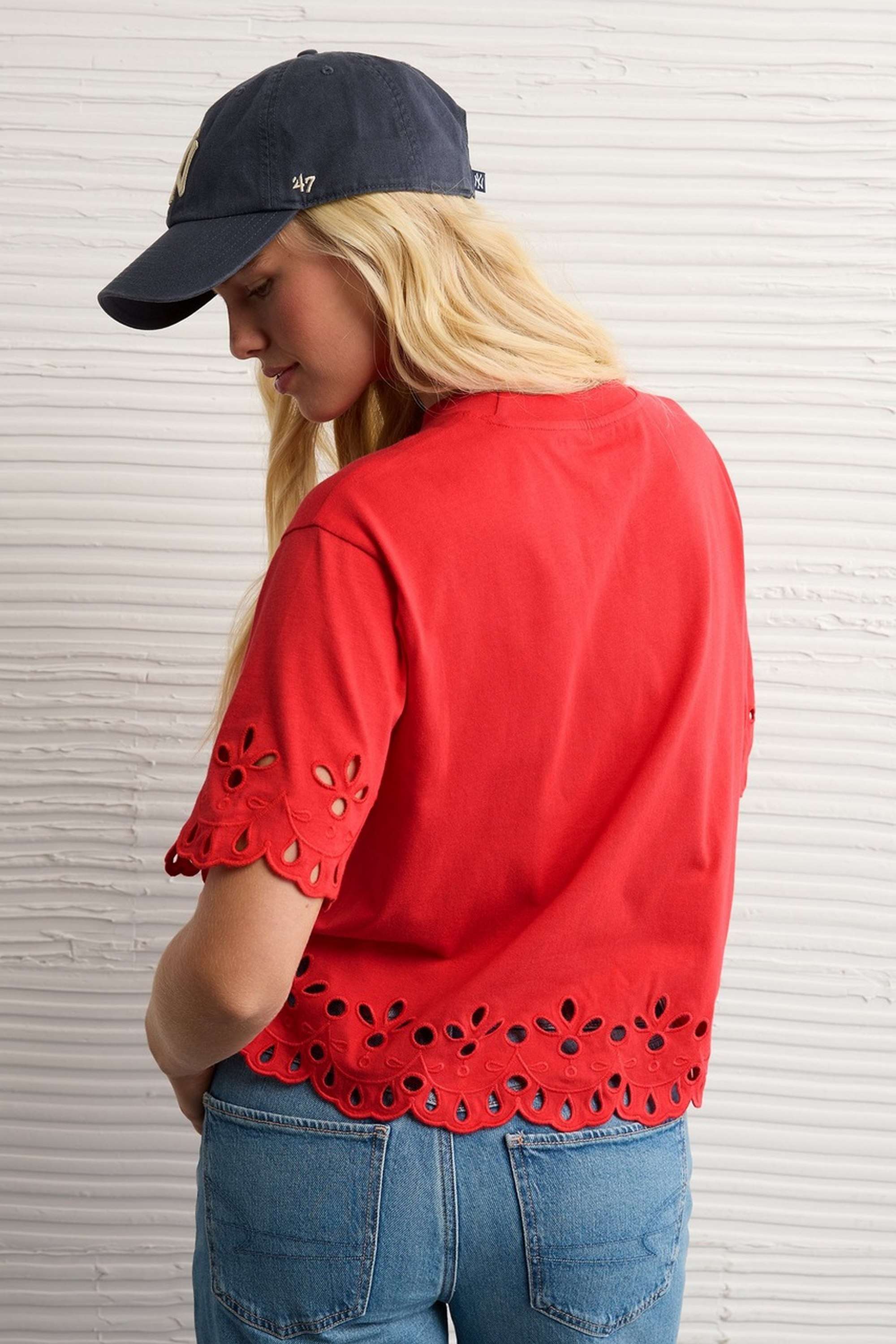 Solid-Blended-Fabric-Women-s-Top