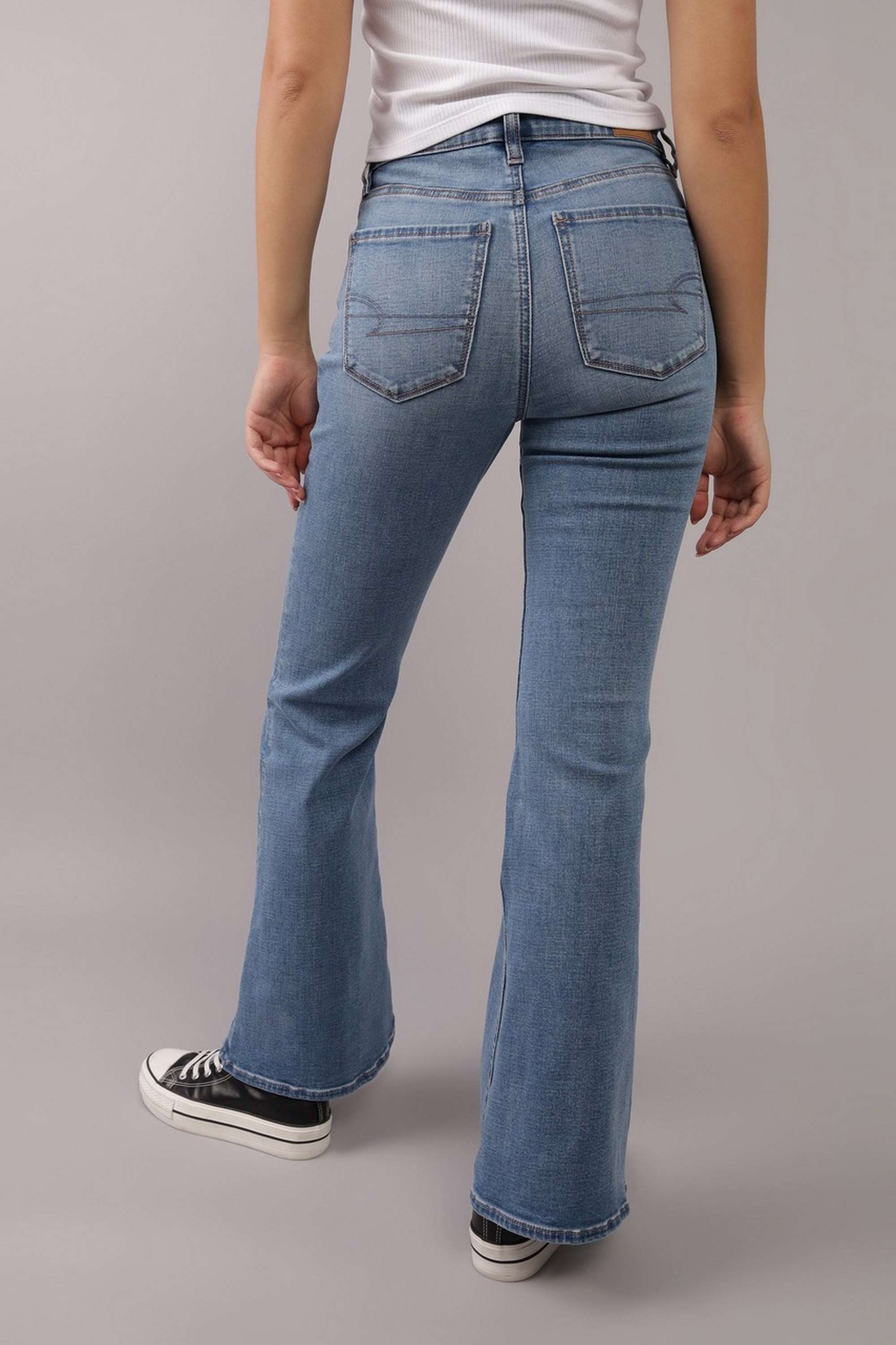 High-Rise-Blended-Fabric-Regular-Fit-Women-s-Jeans