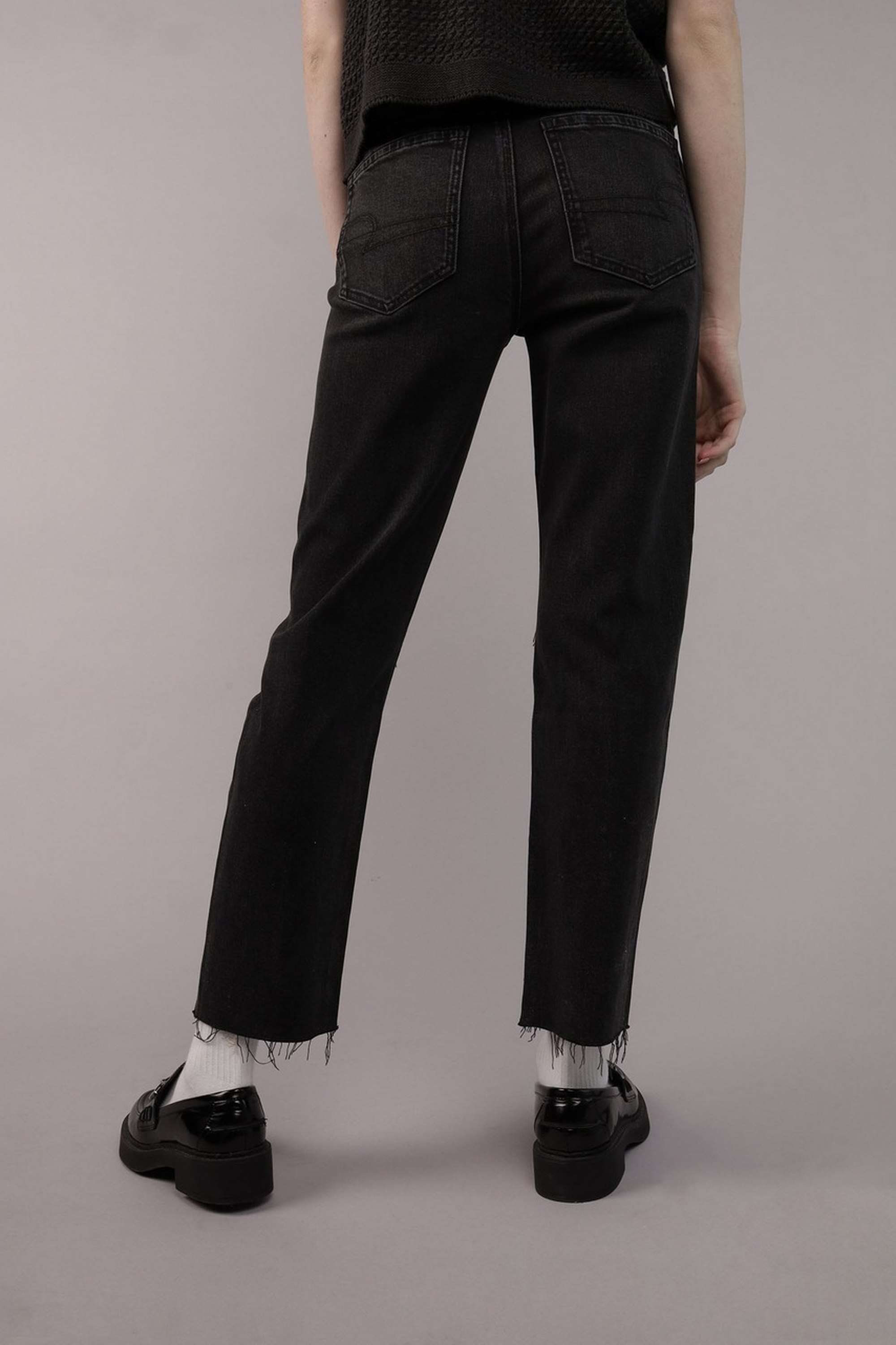 High-Rise-Blended-Fabric-Regular-Fit-Women-s-Jeans