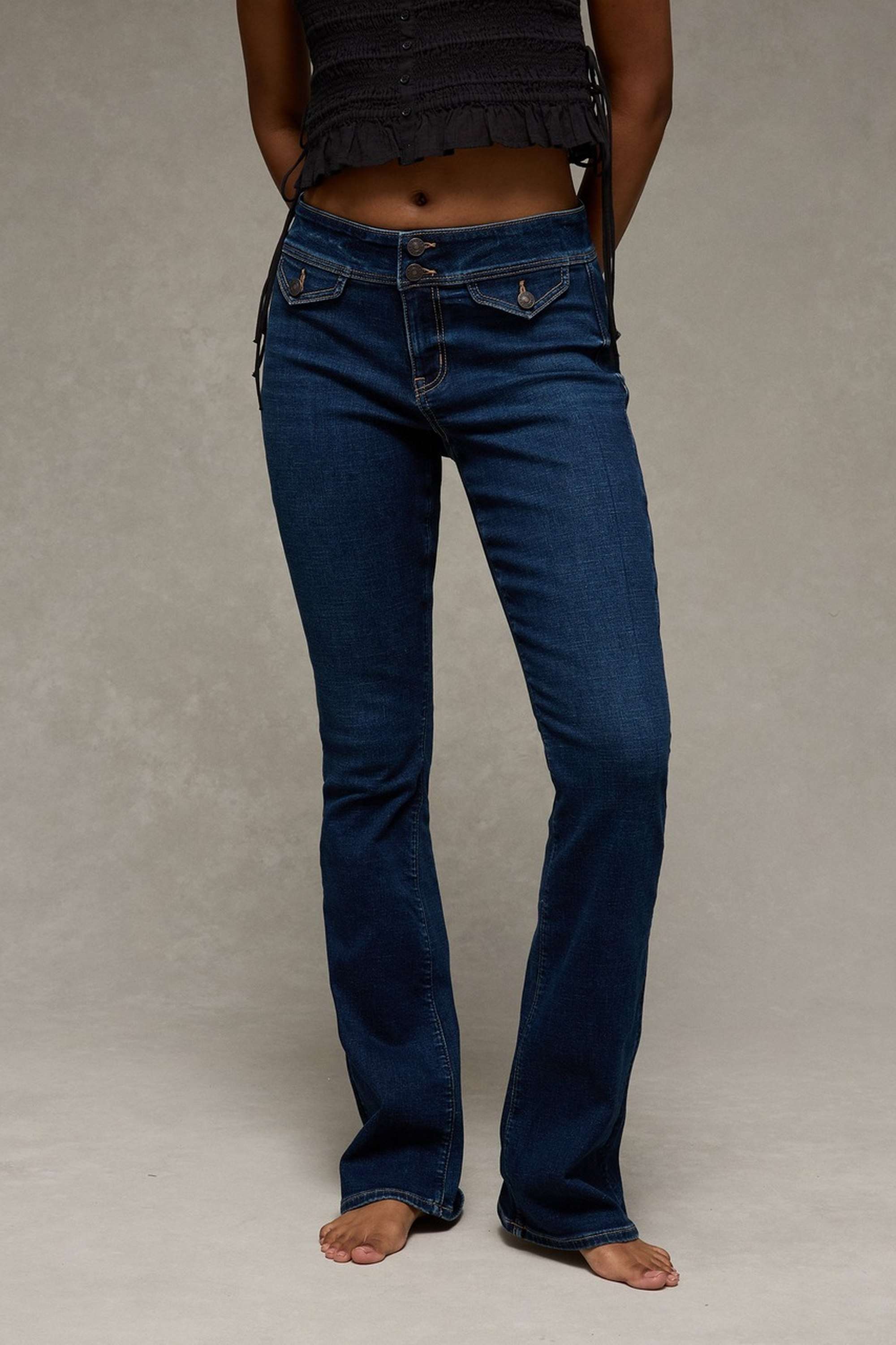 High-Rise-Blended-Fabric-Regular-Fit-Women-s-Jeans