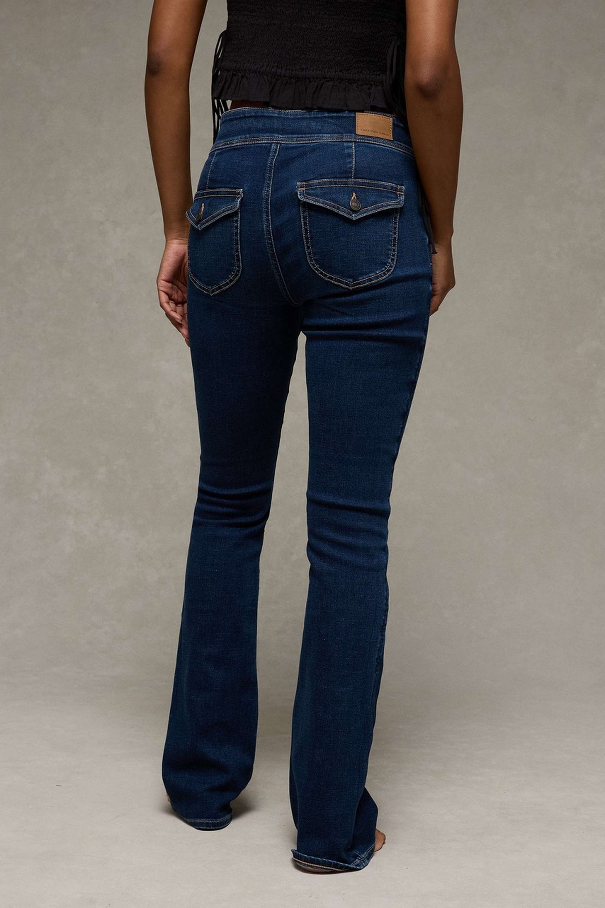 High-Rise-Blended-Fabric-Regular-Fit-Women-s-Jeans
