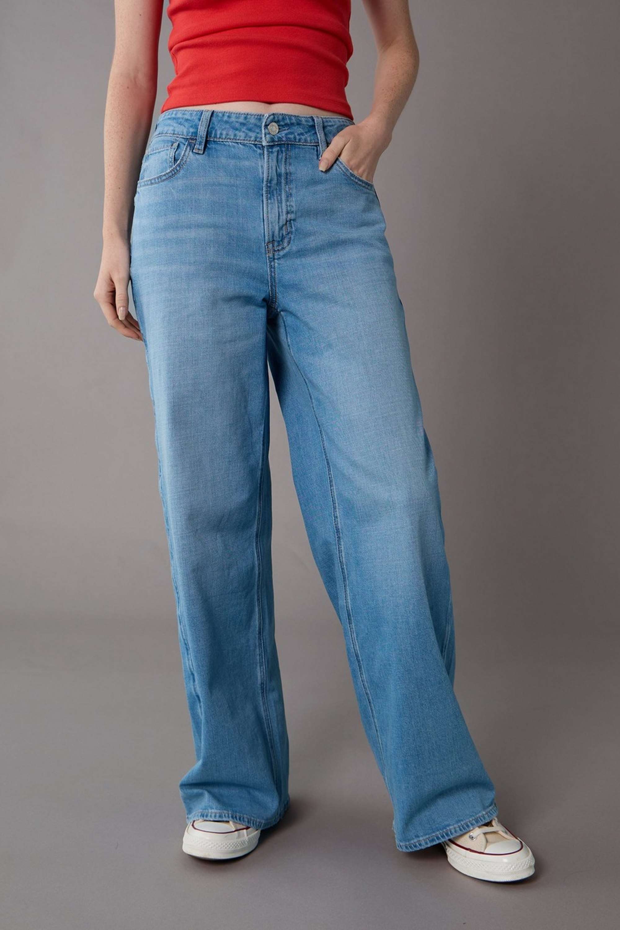 High-Rise-Light-Wash-Blended-Fabric-Regular-Fit-Women-Jeans
