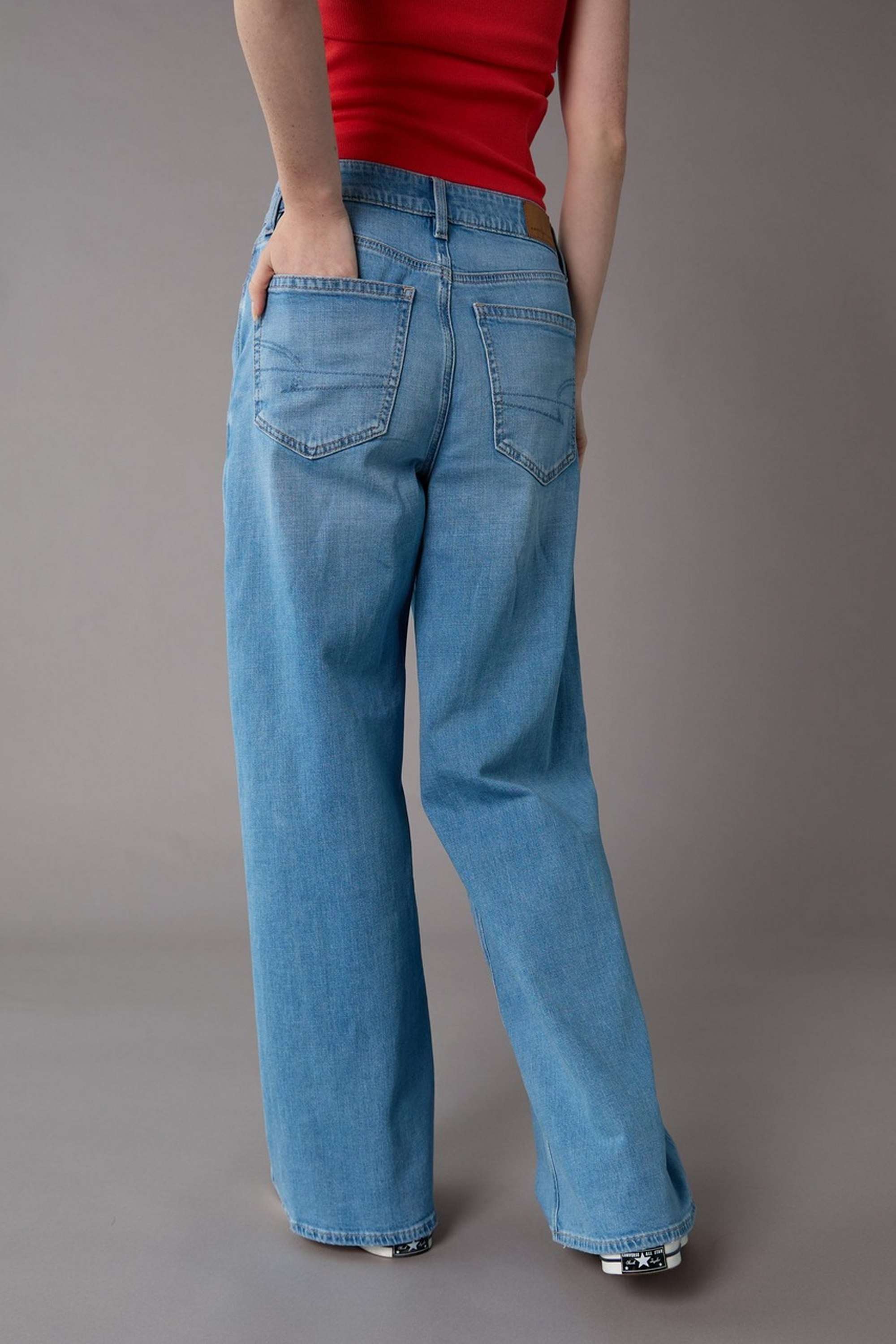 High-Rise-Light-Wash-Blended-Fabric-Regular-Fit-Women-Jeans