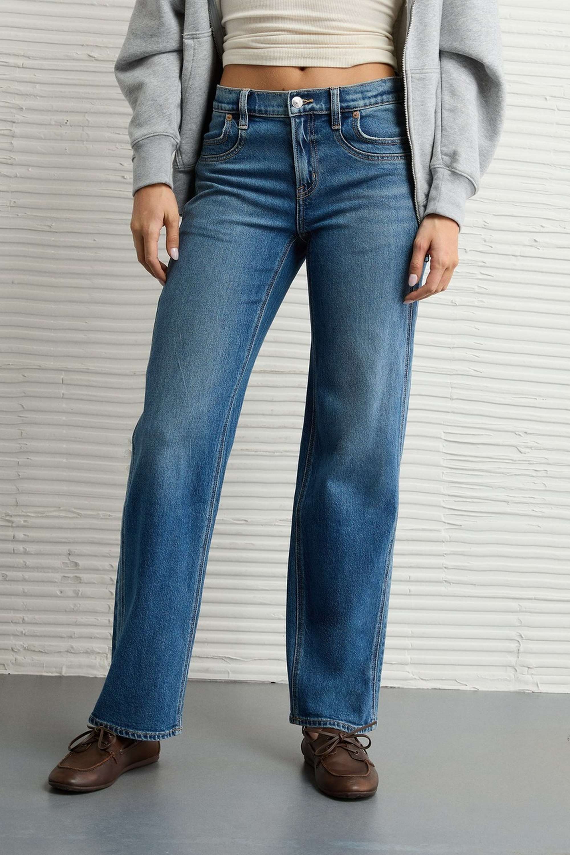 High-Rise-Blended-Fabric-Regular-Fit-Women-s-Jeans