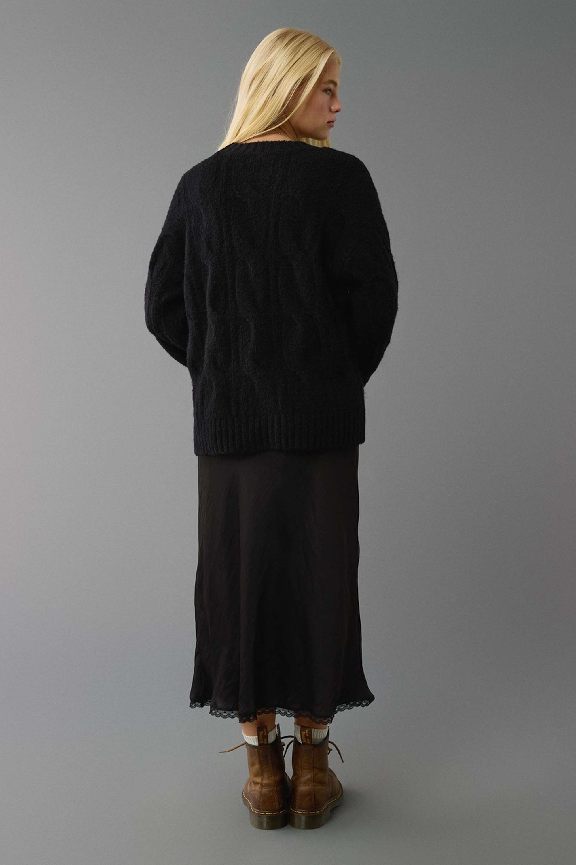 Solid-Blended-Fabric-Women-s-Pullover