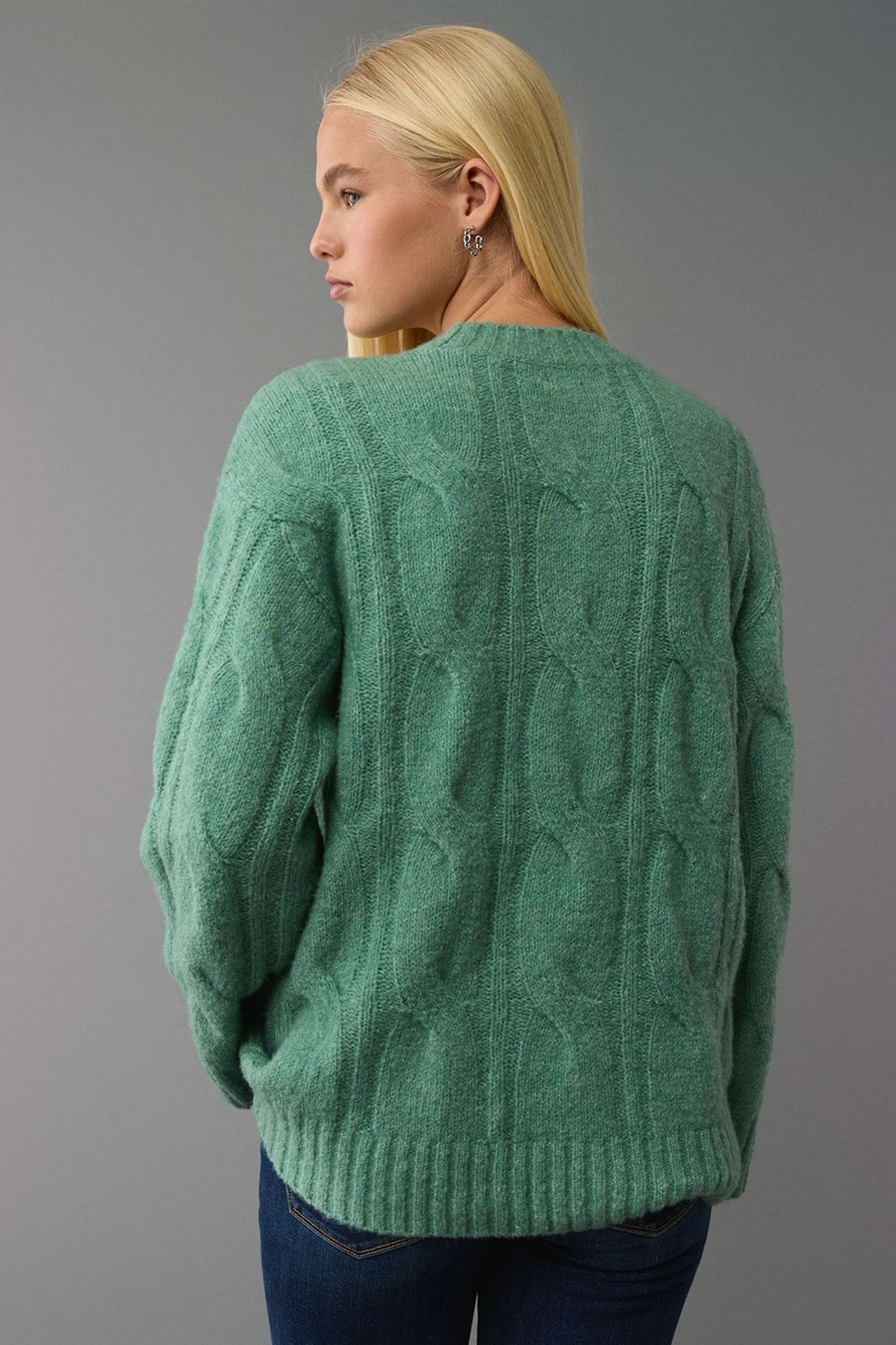 Solid-Blended-Fabric-Women-s-Pullover