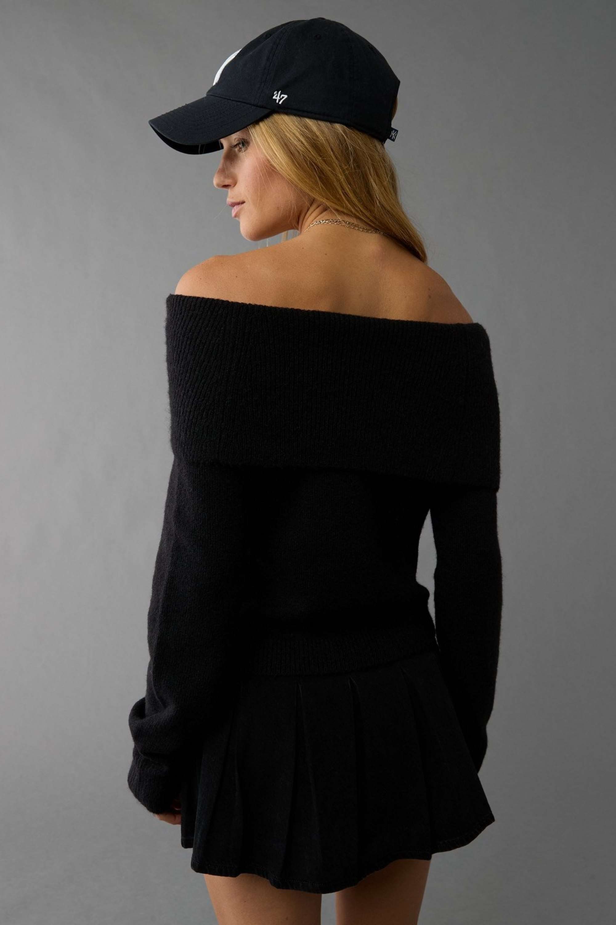 Solid-Blended-Fabric-Women-s-Sweater