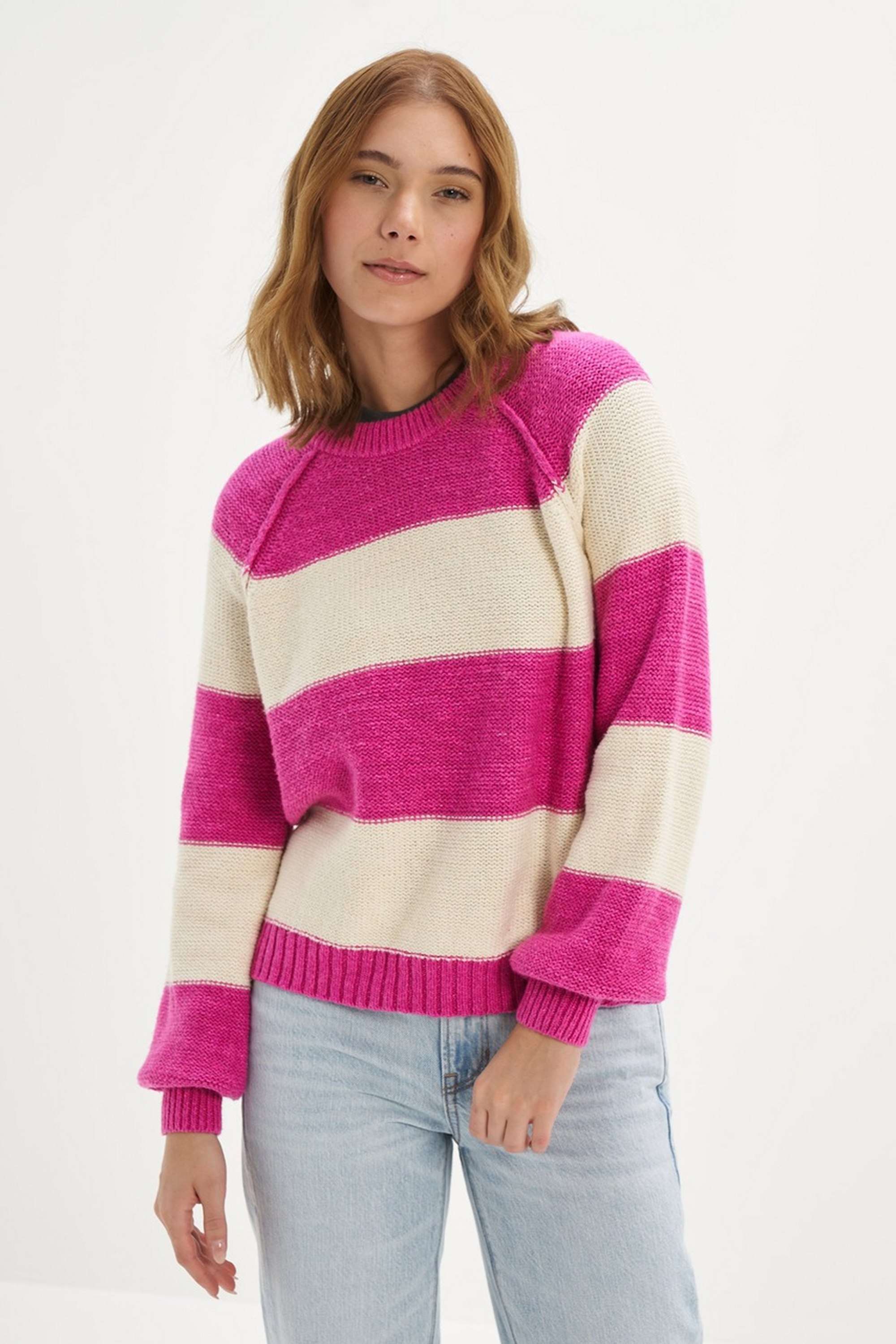 Solid-Blended-Fabric-Women-s-Sweater