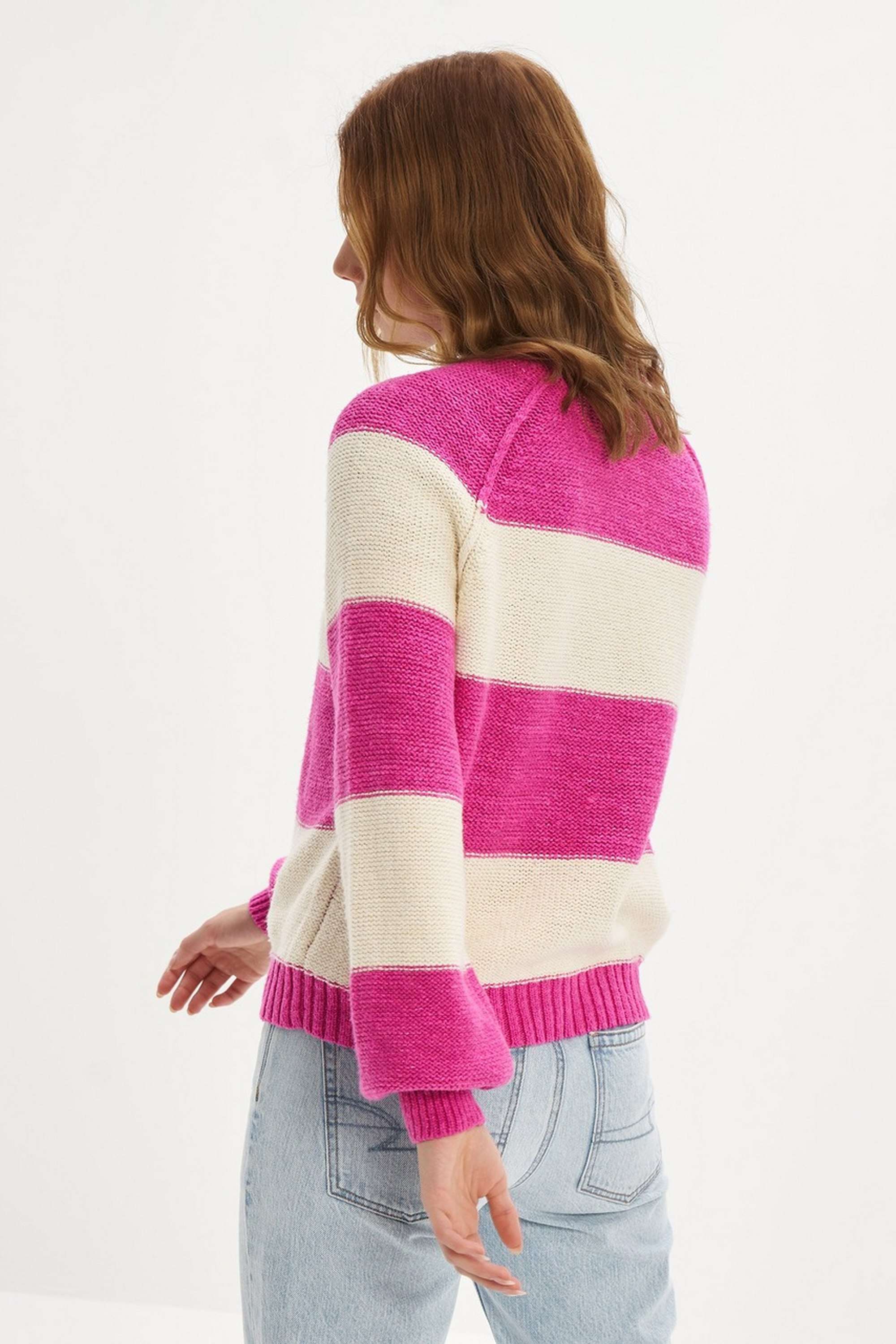 Solid-Blended-Fabric-Women-s-Sweater