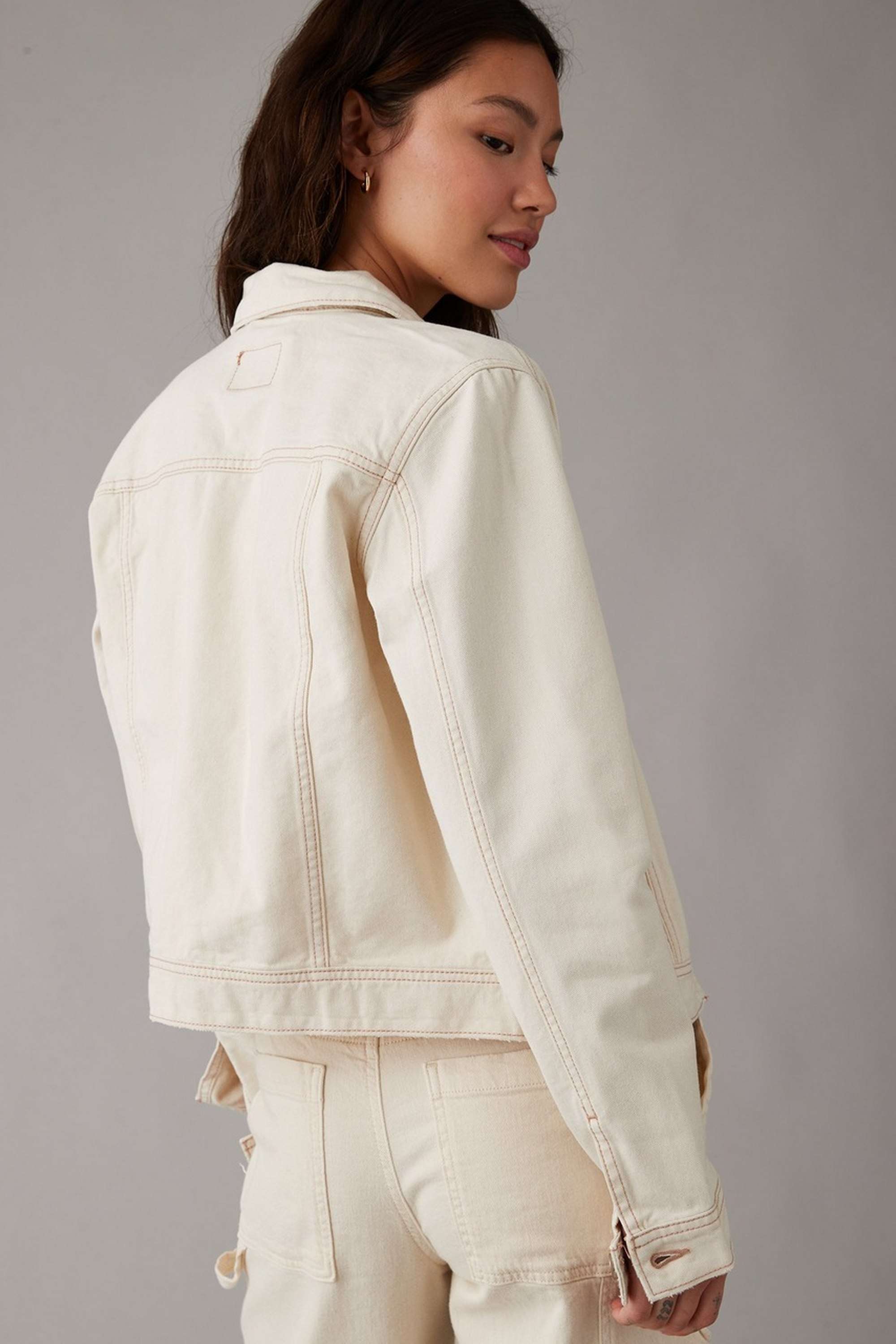 Solid-Blended-Fabric-Women-s-Jacket