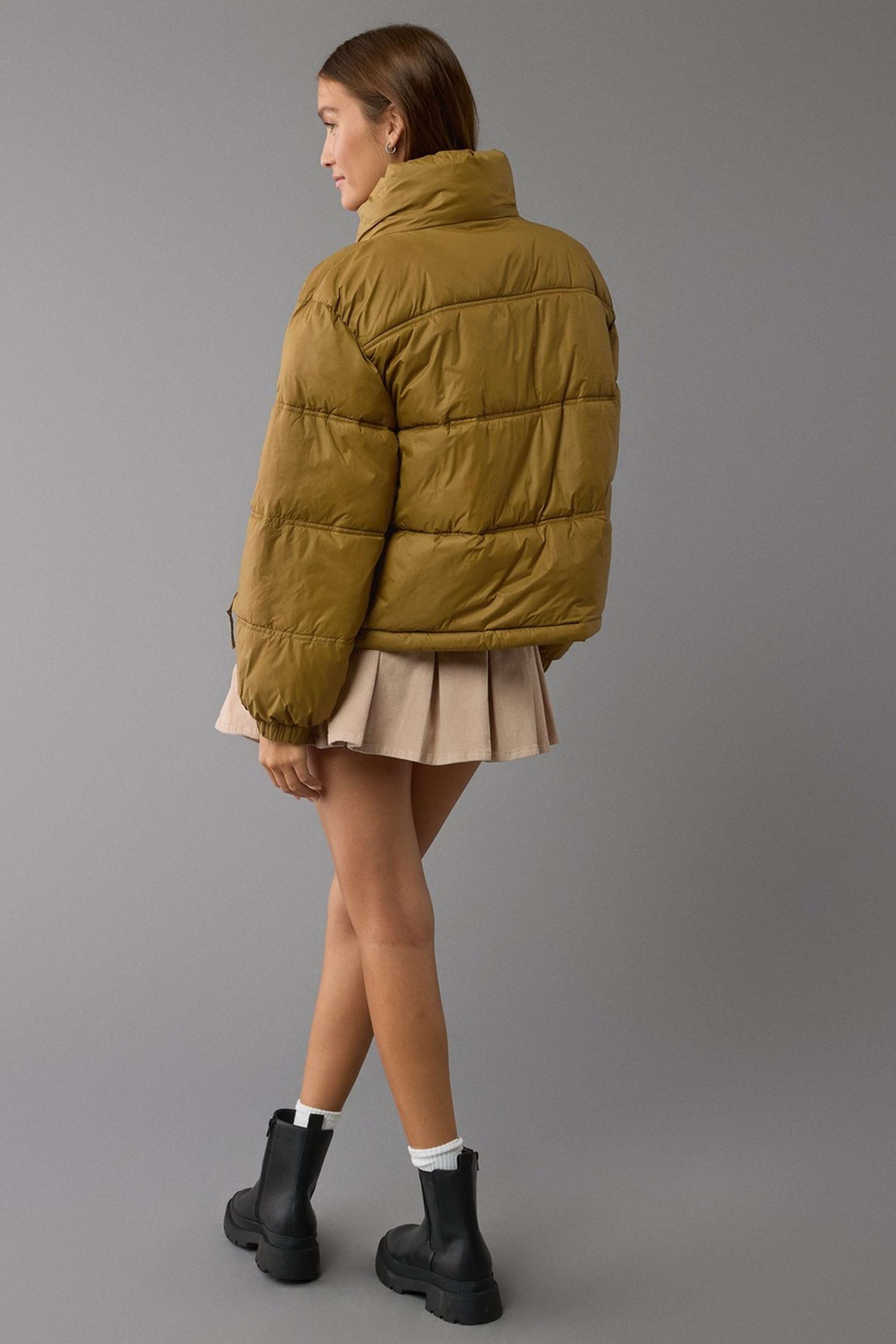 Solid-Blended-Fabric-Women-s-Jacket