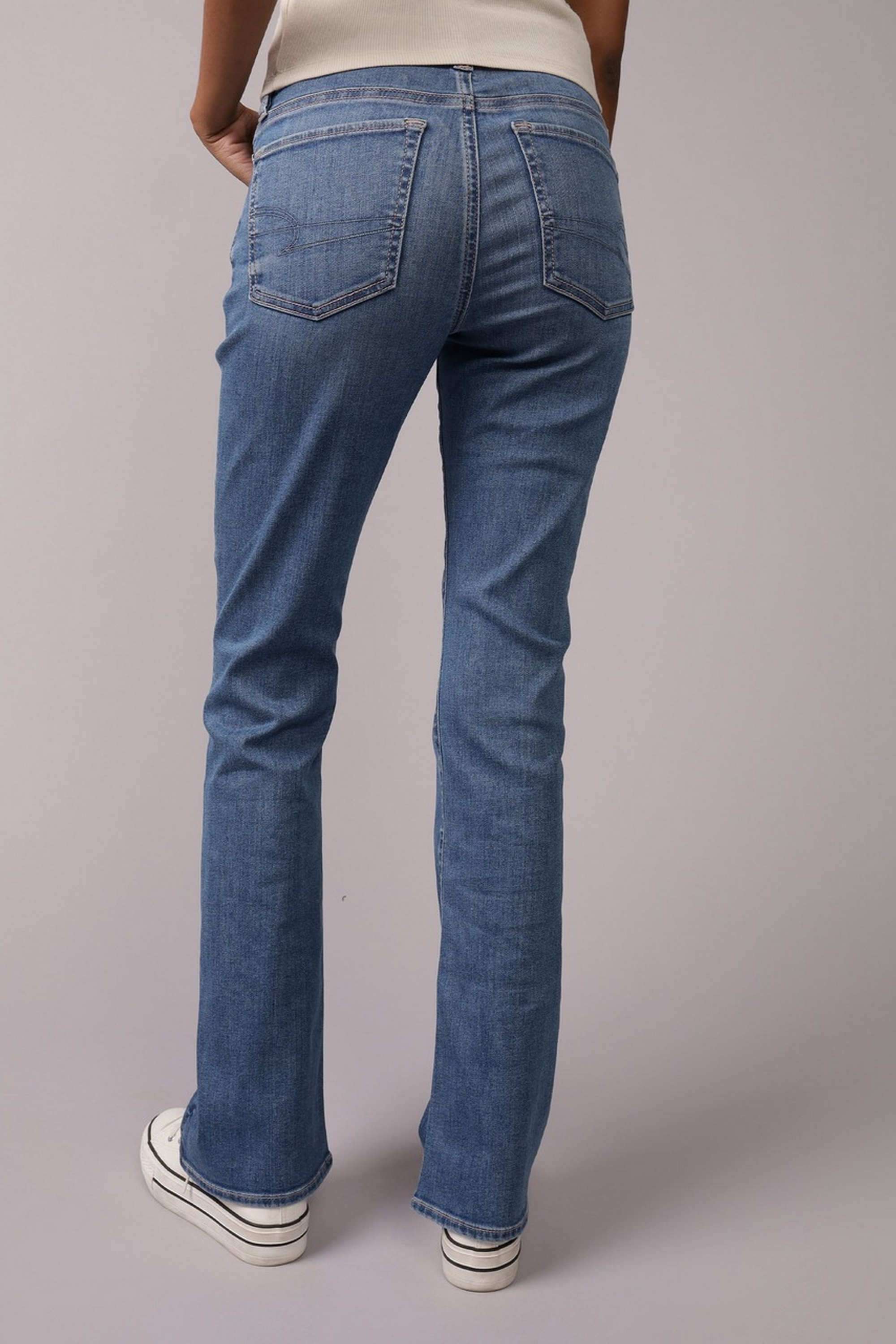 High-Rise-Blended-Fabric-Women-s-Jeans
