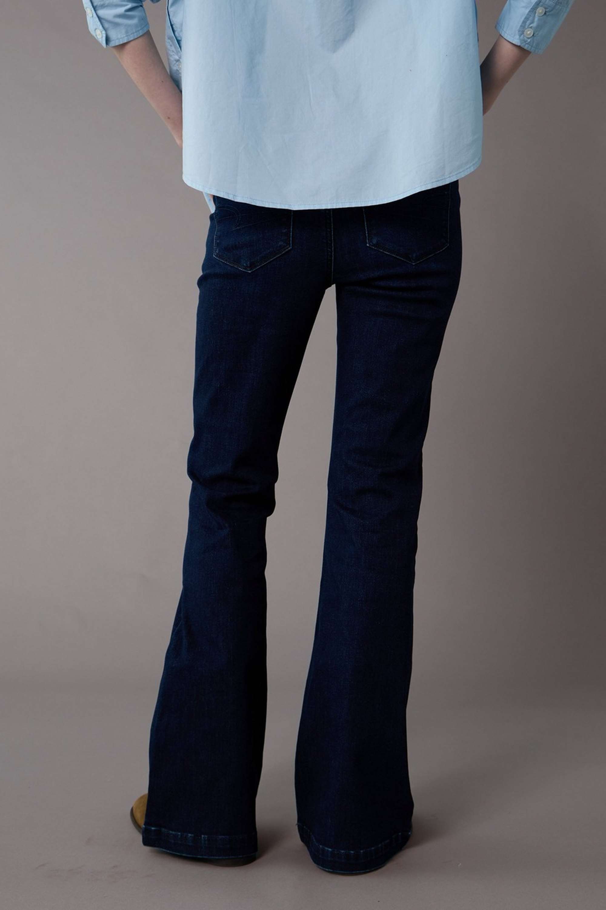 High-Rise-Blended-Fabric-Regular-Fit-Women-s-Jeans