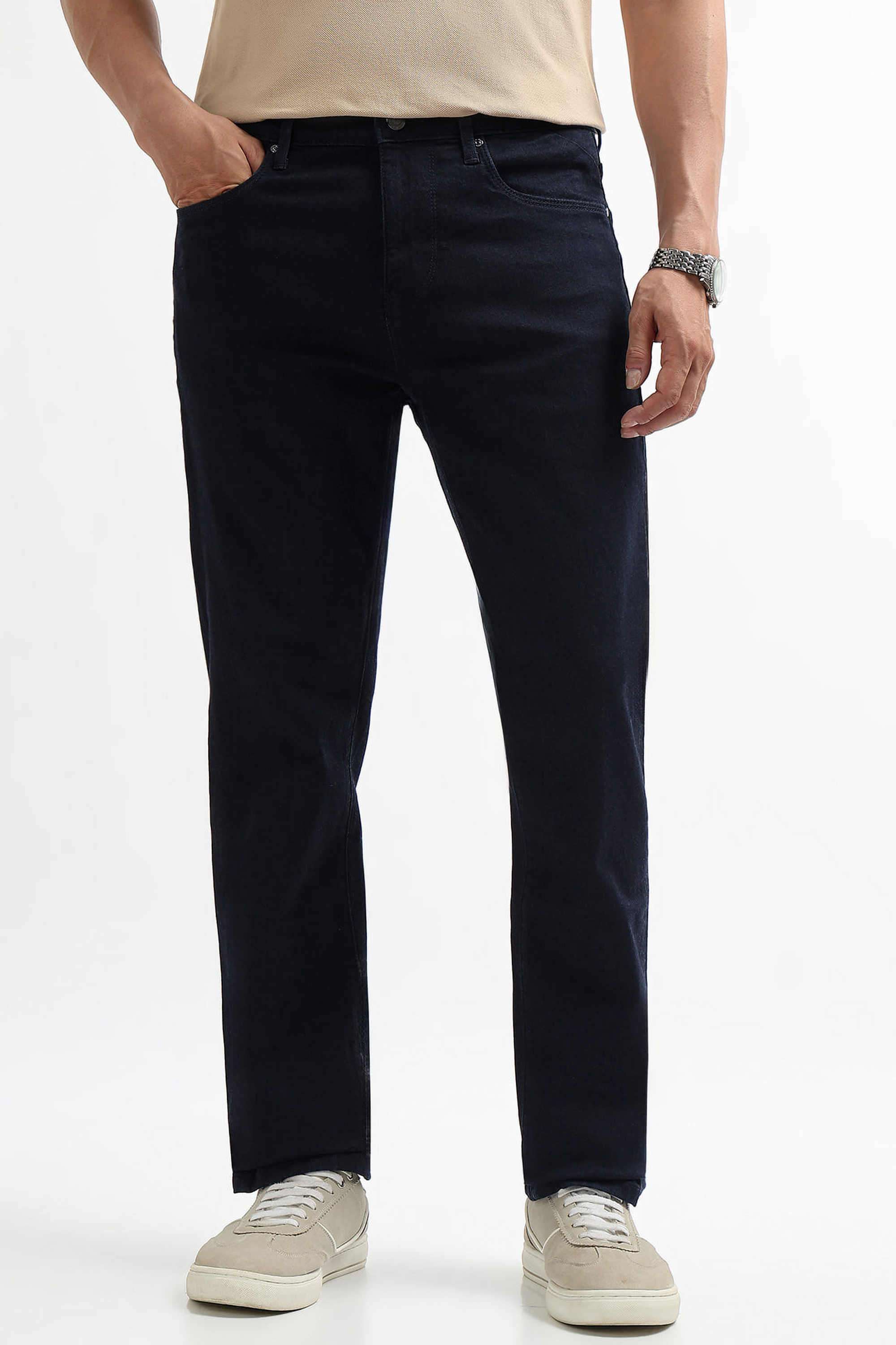 Light-Wash-Cotton-Regular-Fit-Men-Jeans
