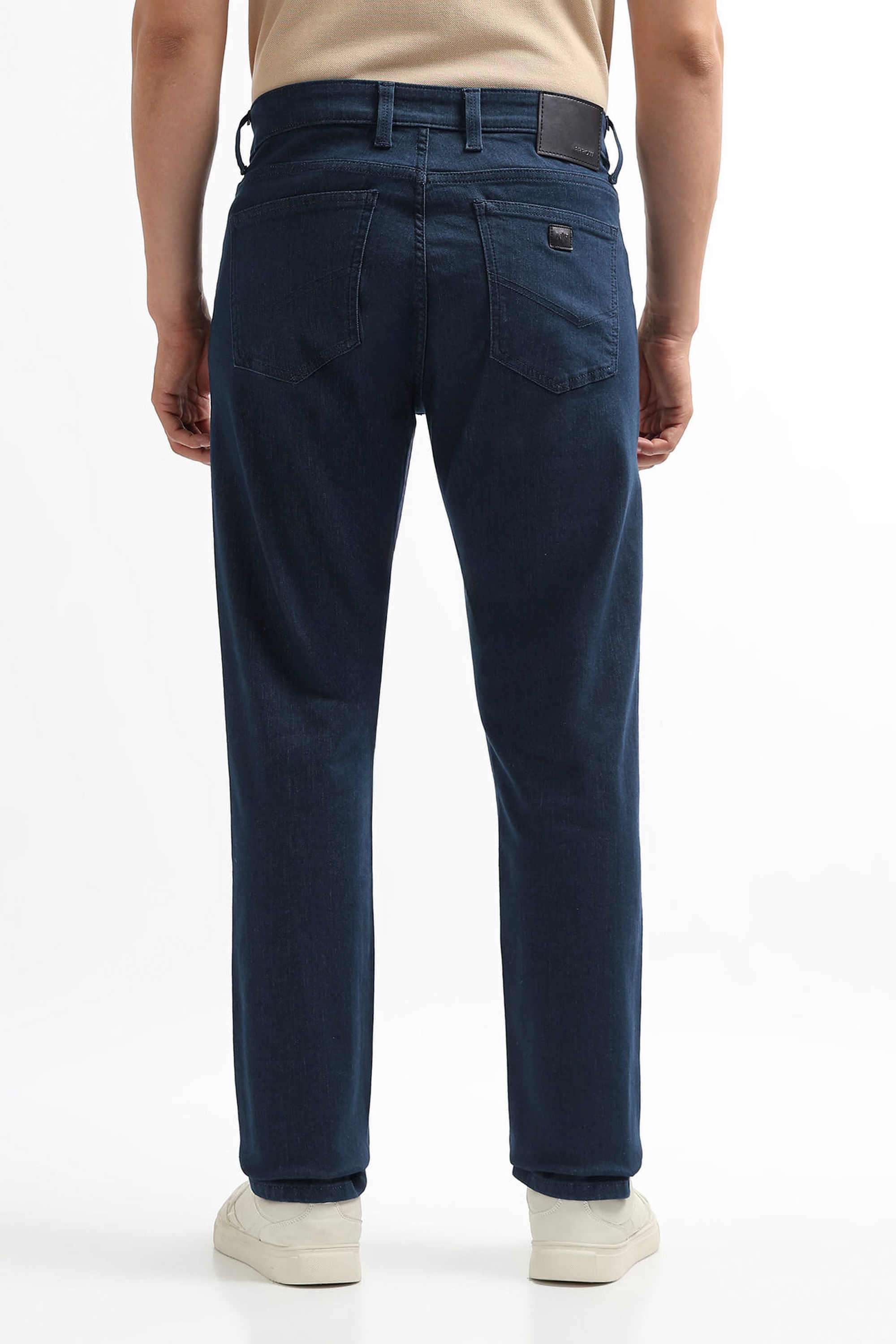 Light-Wash-Cotton-Regular-Fit-Men-Jeans